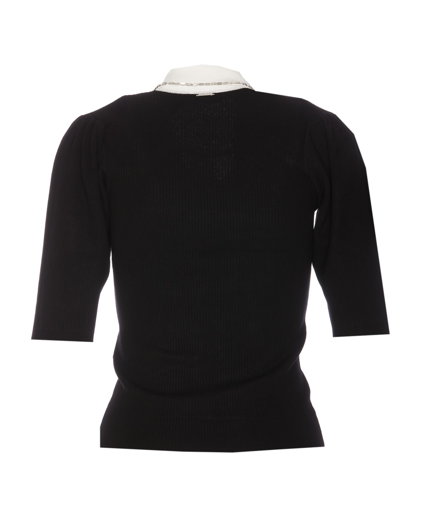 Liu-Jo 3/4 Sleeves Sweater - Black