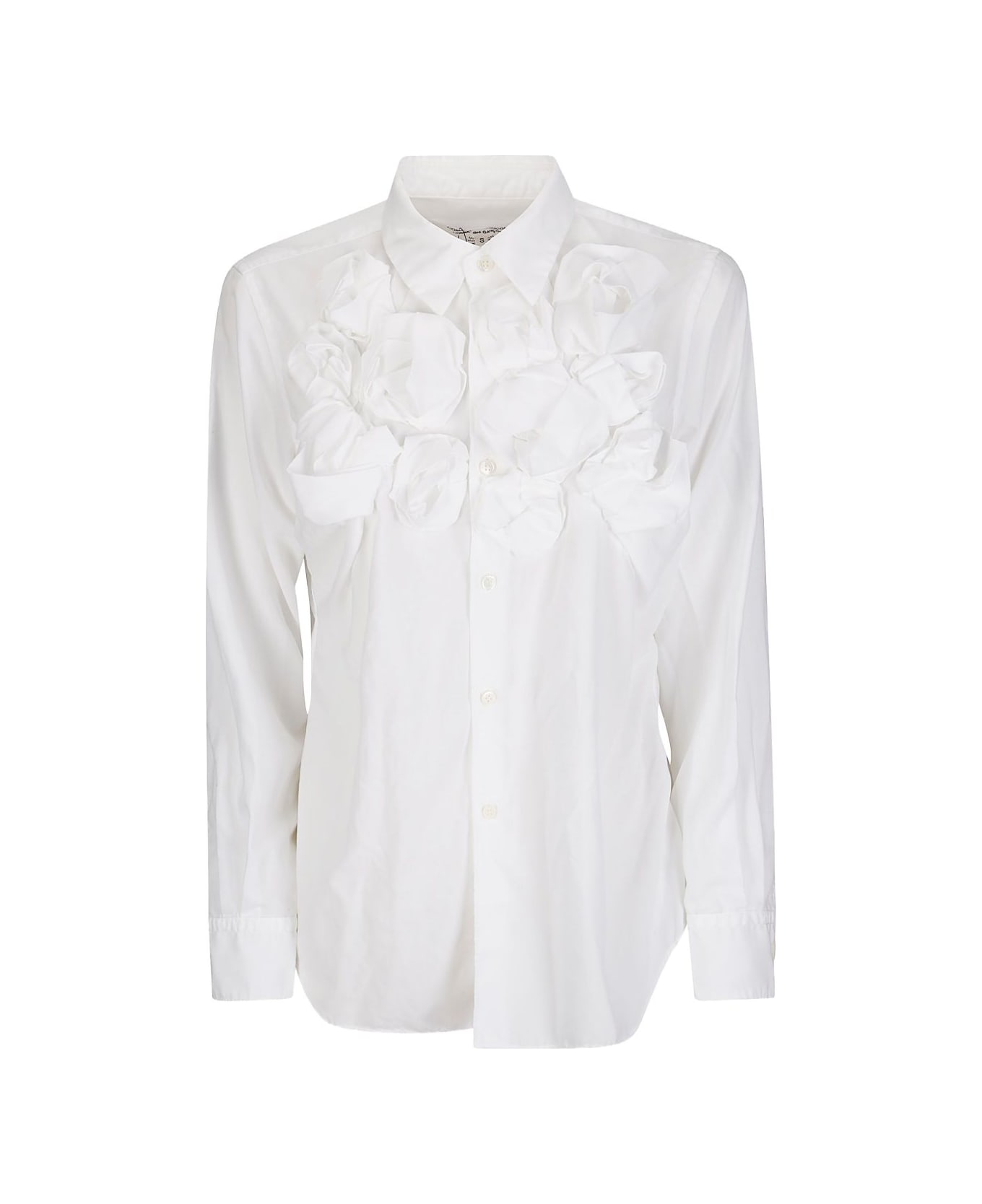 Comme des Garçons Tapered Shirt - White