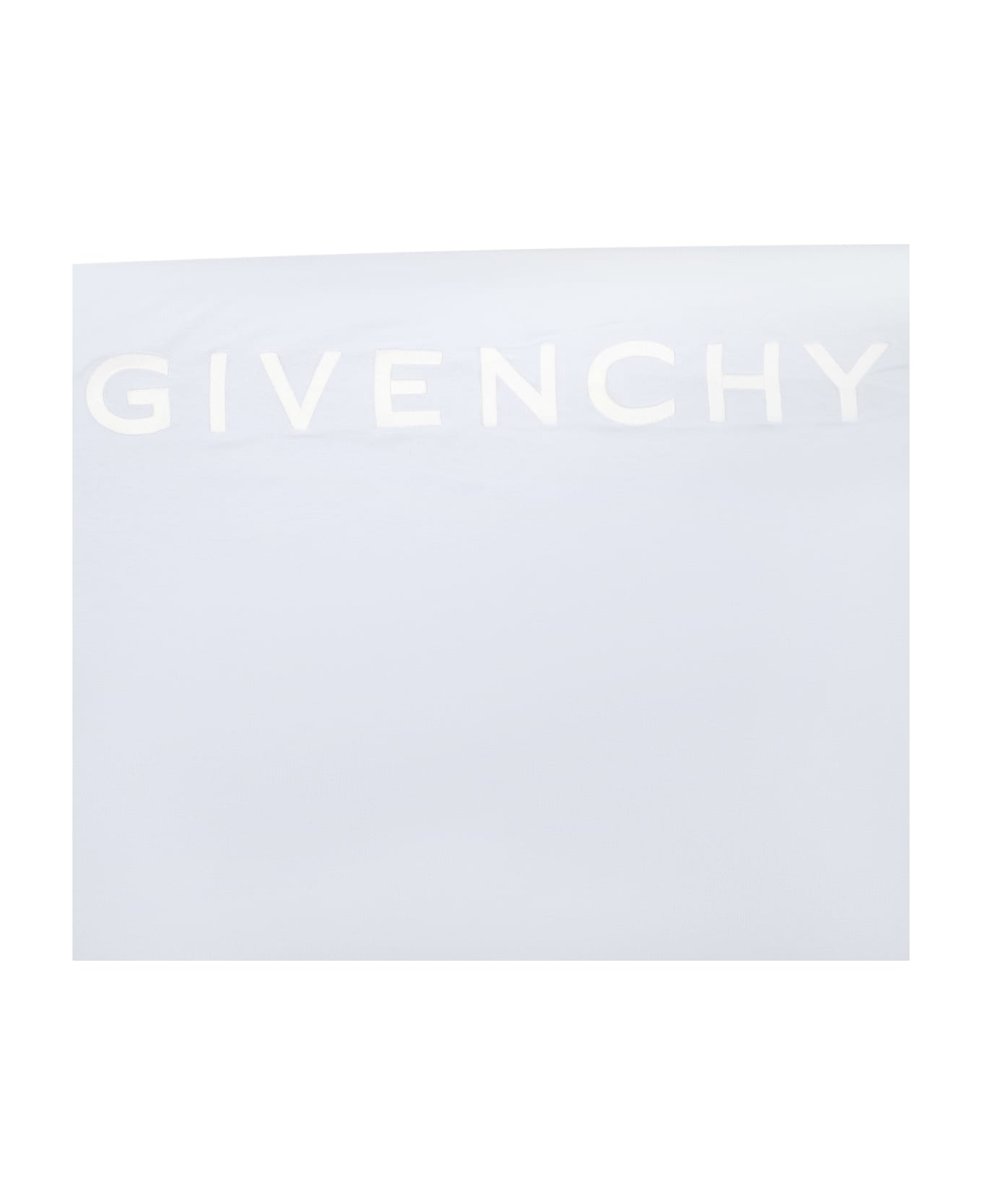 Givenchy Light Blue Blanket For Baby Boy With Logo - Light Blue アクセサリー＆ギフト