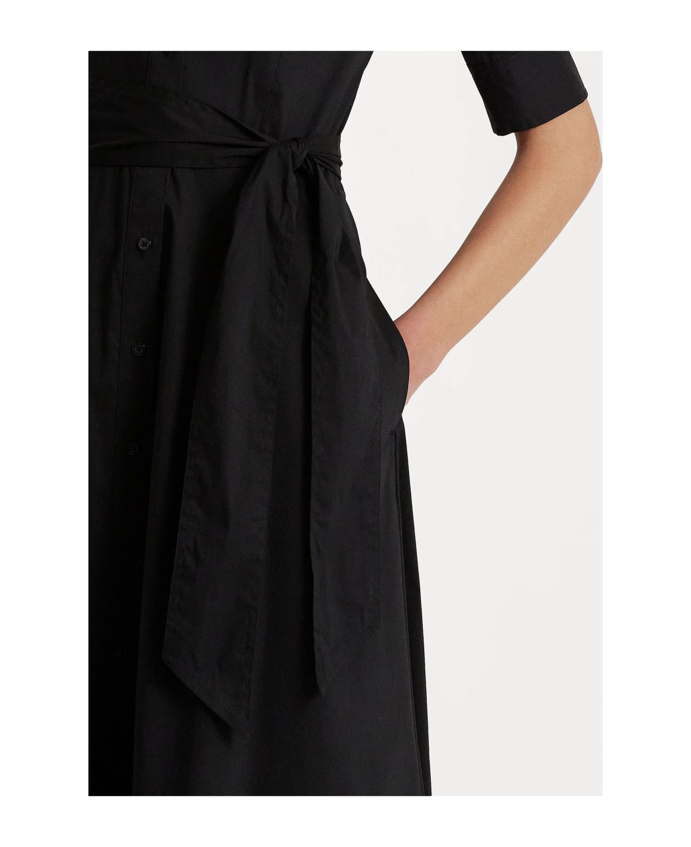 Ralph Lauren Finnbarr Short Sleeve Casual Dress - Polo Black
