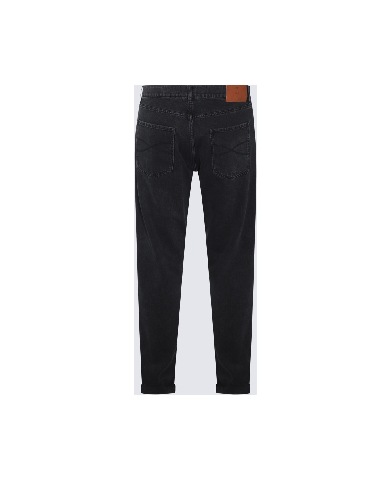 Brunello Cucinelli Black Cotton Denim Jeans - Black