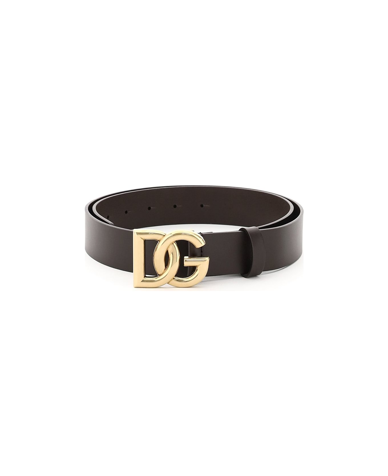 Dolce & Gabbana Leather Belt - Brown