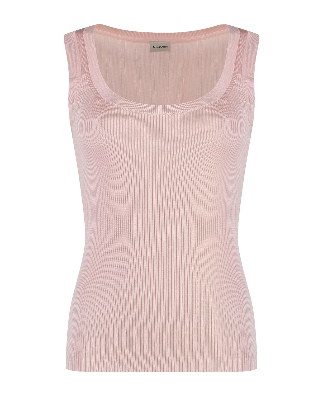 Alfieri & St.John Ribbed Tank Top - Pink