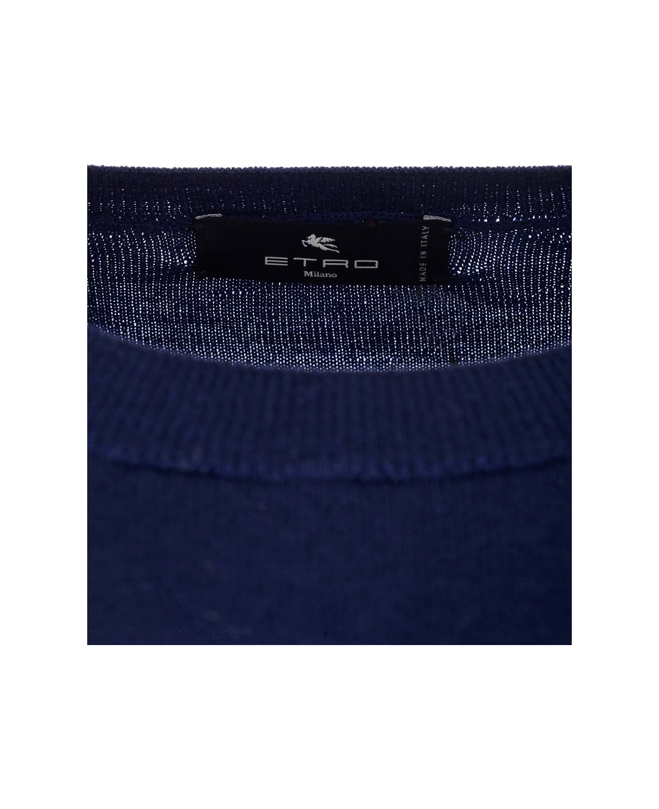 Etro Crewneck Sweater - Blu ニットウェア