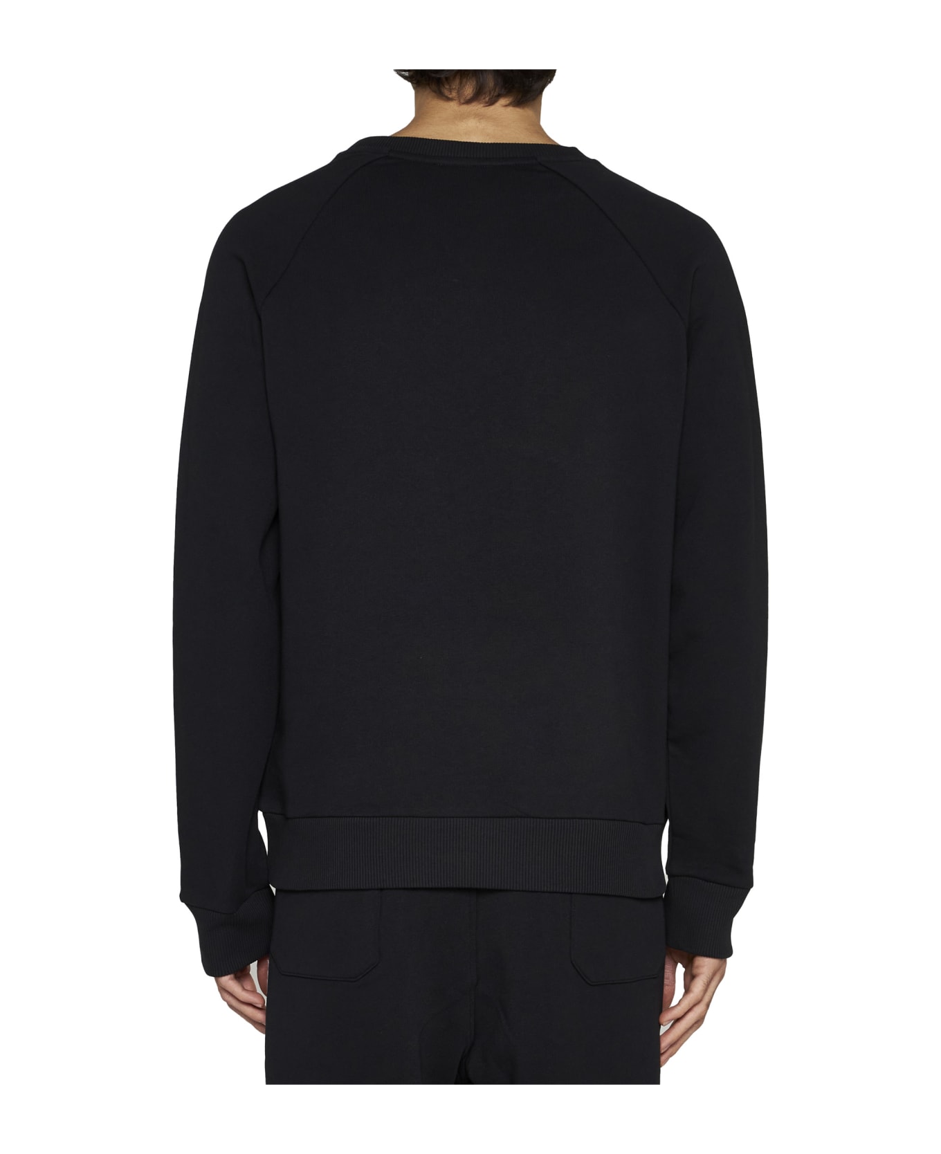 Balmain Round Neck Sweatshirt - black