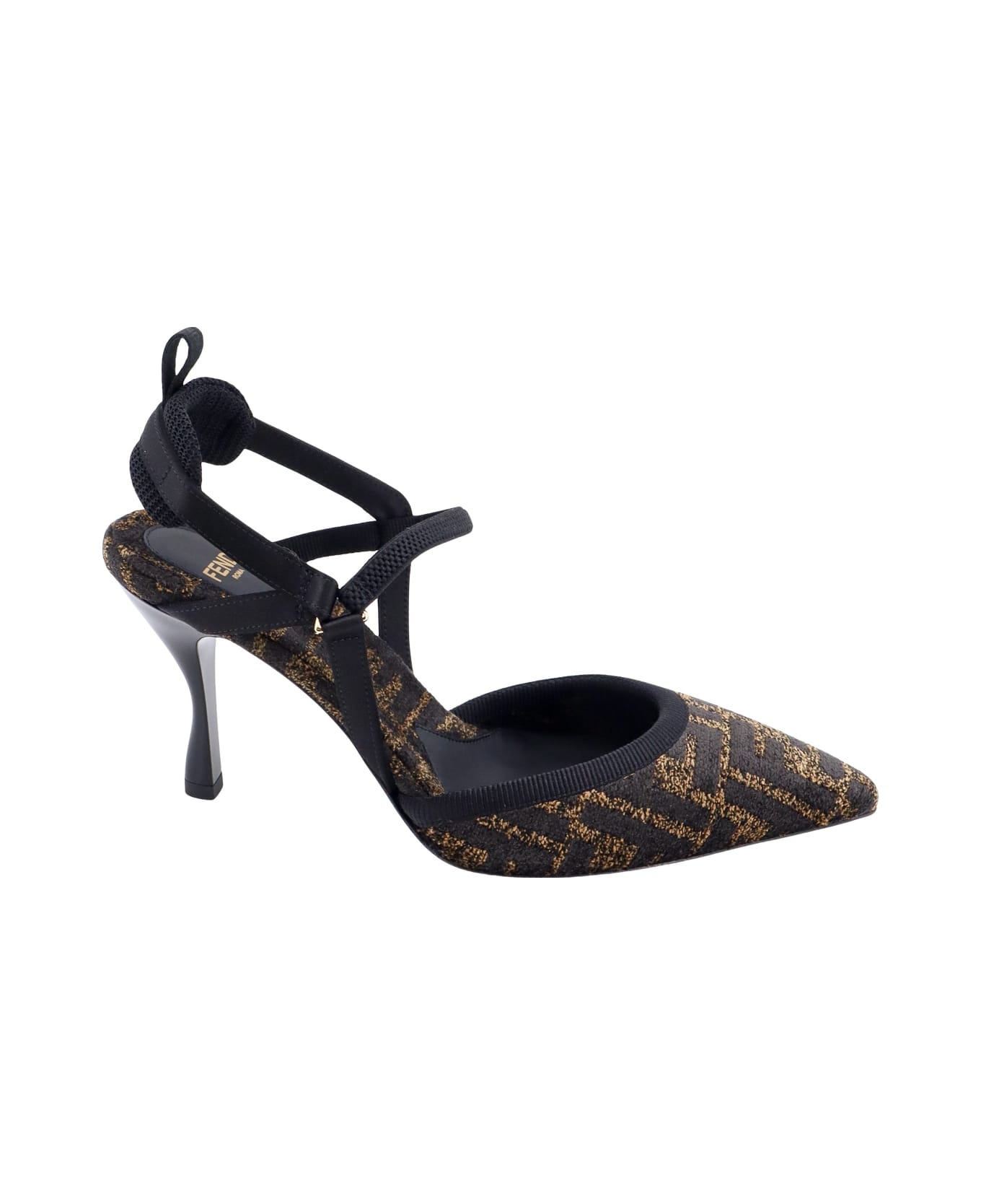 Fendi Colibri Lite Slingback - Black