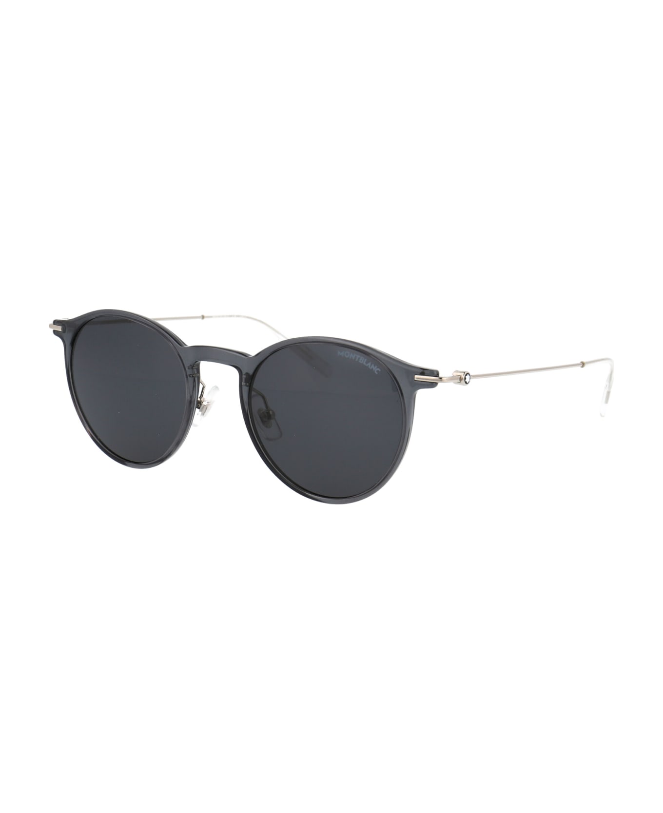 Montblanc Mb0097s Sunglasses - 001 GREY SILVER GREY