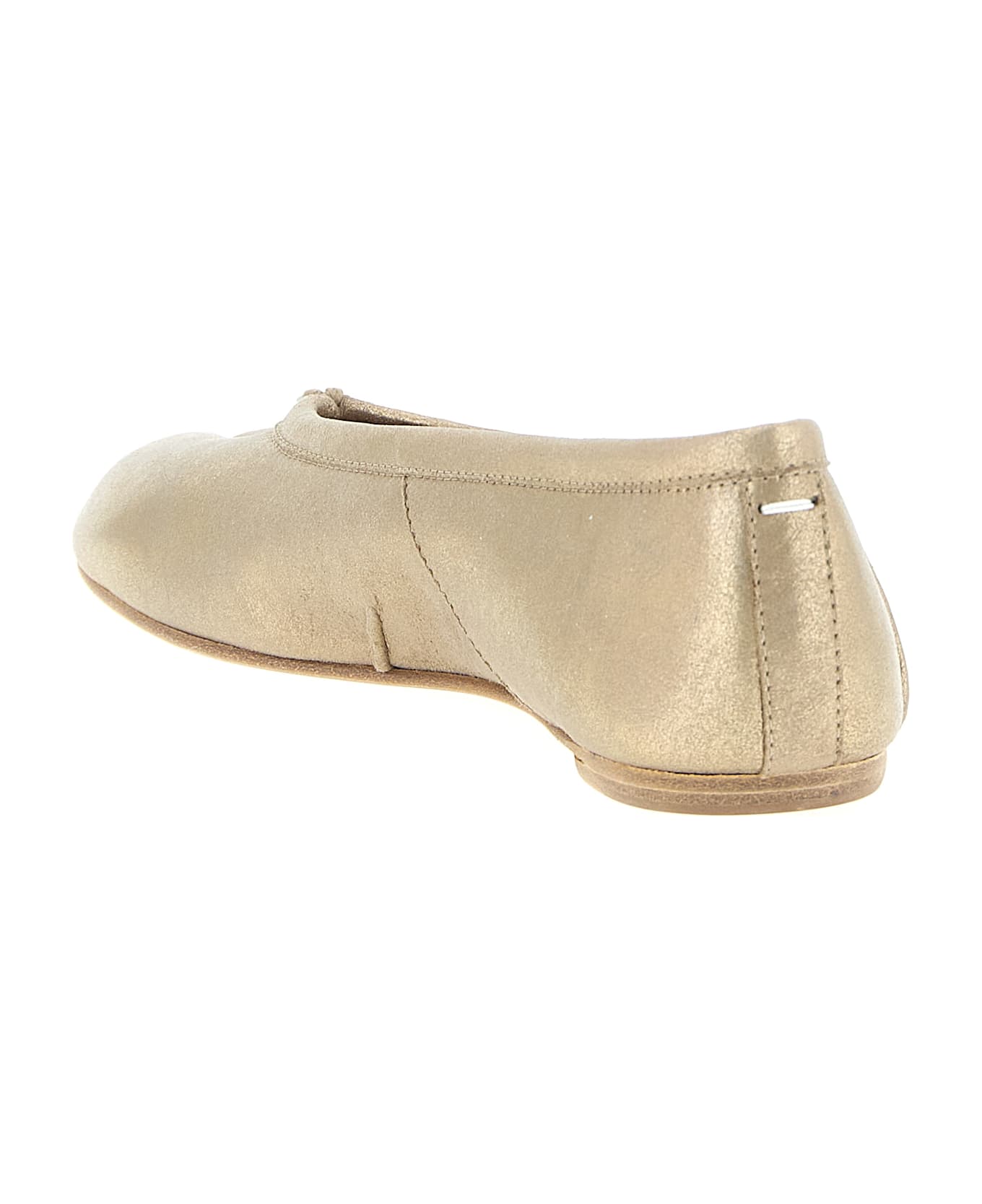 Maison Margiela 'tabi New' Ballet Flats - Gold