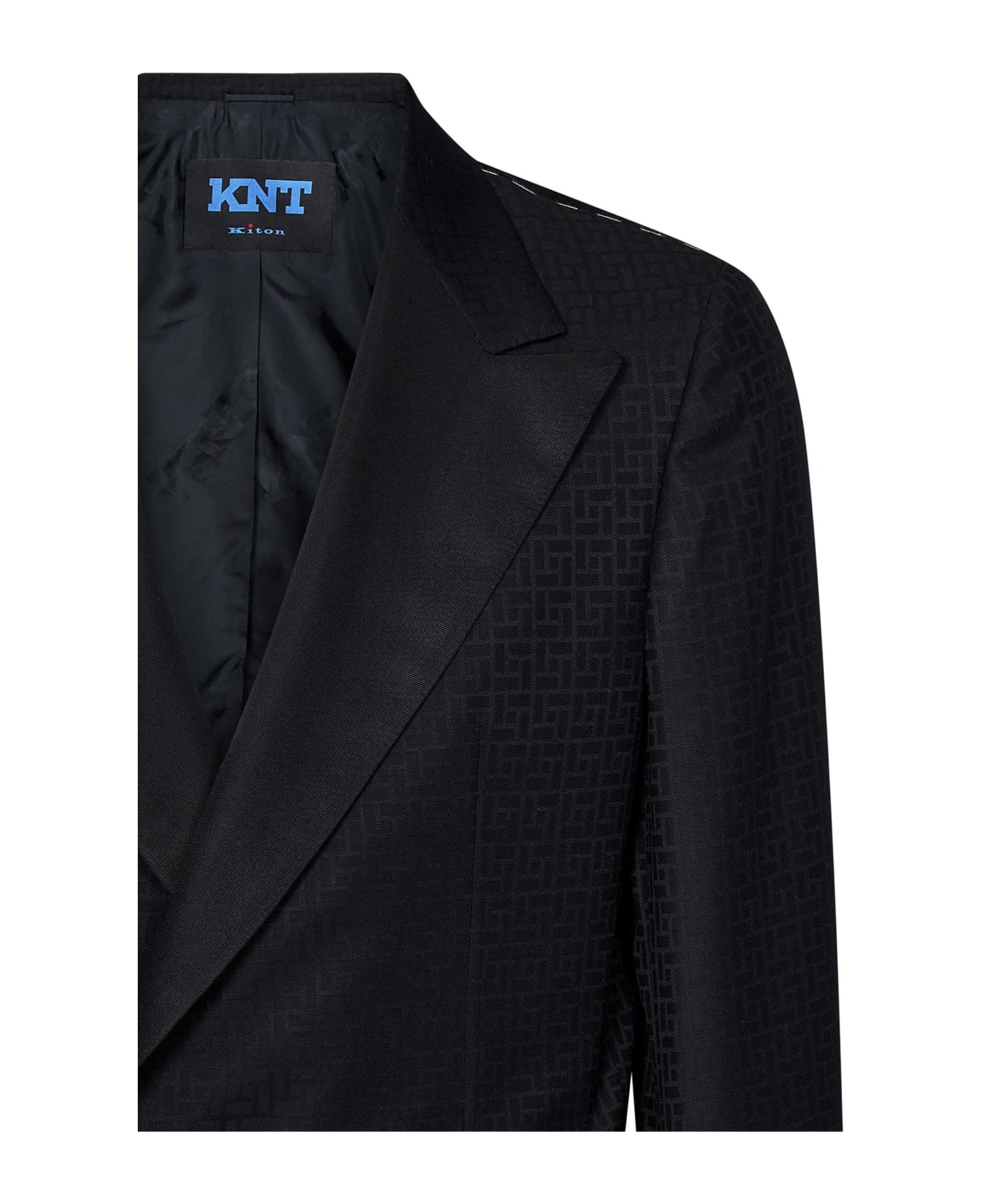 Kiton 'double' Blazer - Black スーツ