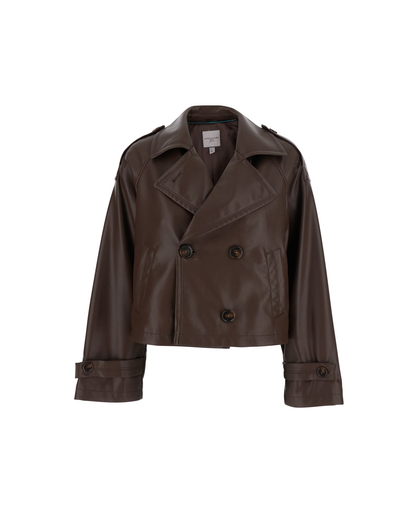 urbancode Jacket With Bottons - Brown
