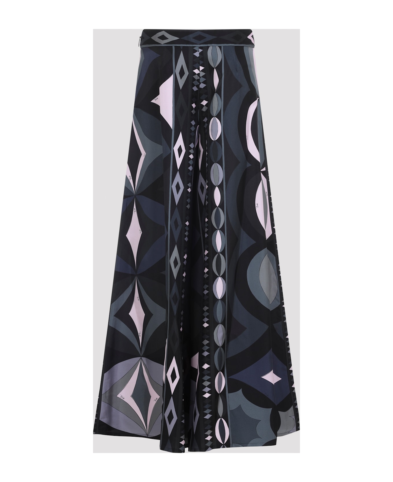 Pucci Silk Pants - Black Pink