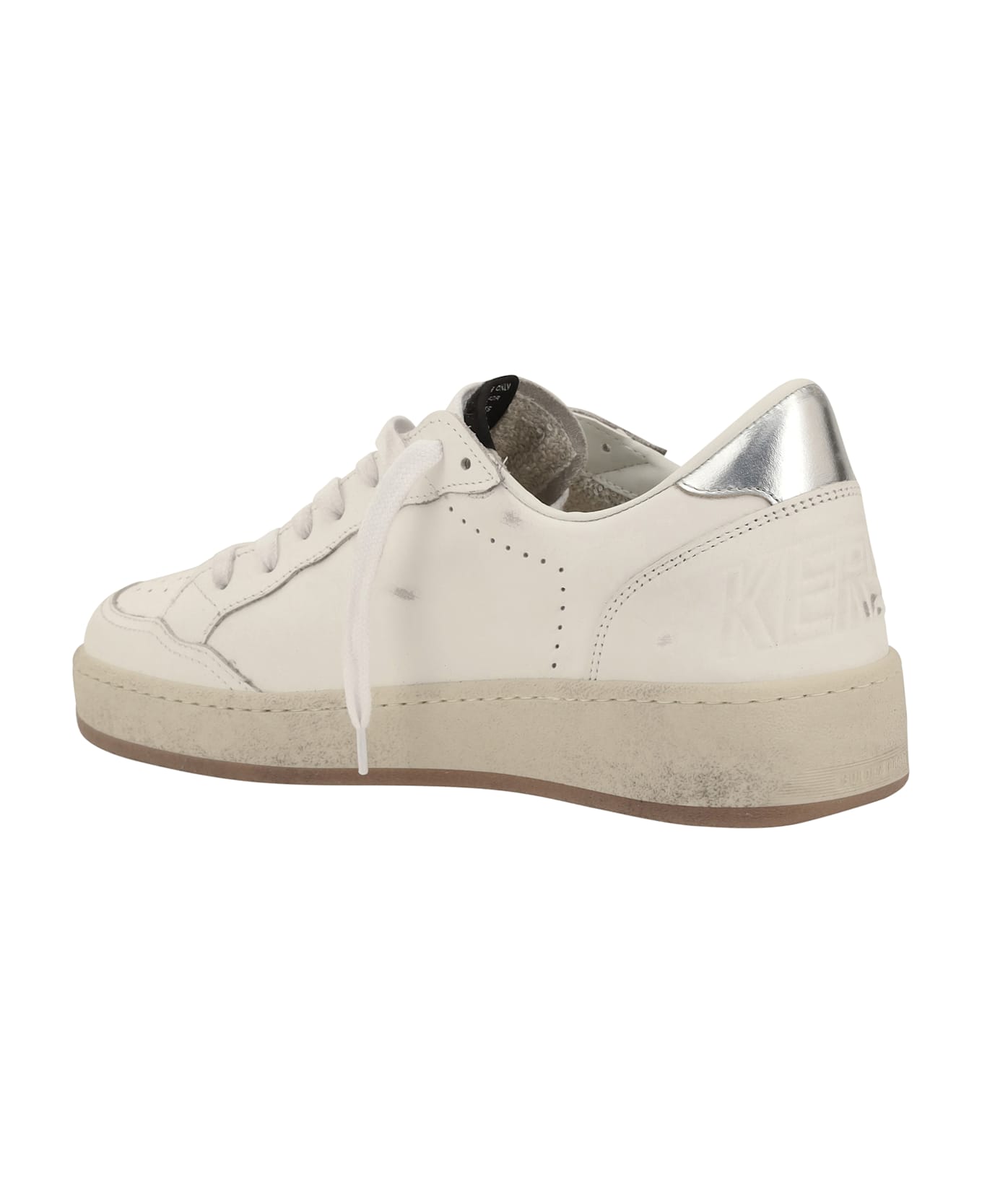 Golden Goose Ball Star Sneakers - White/green/silver