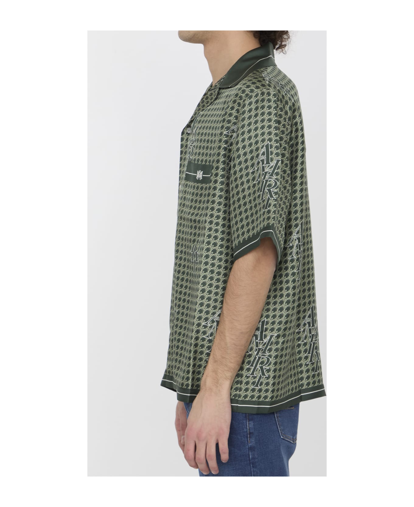 AMIRI Bowling Shirt - GREEN