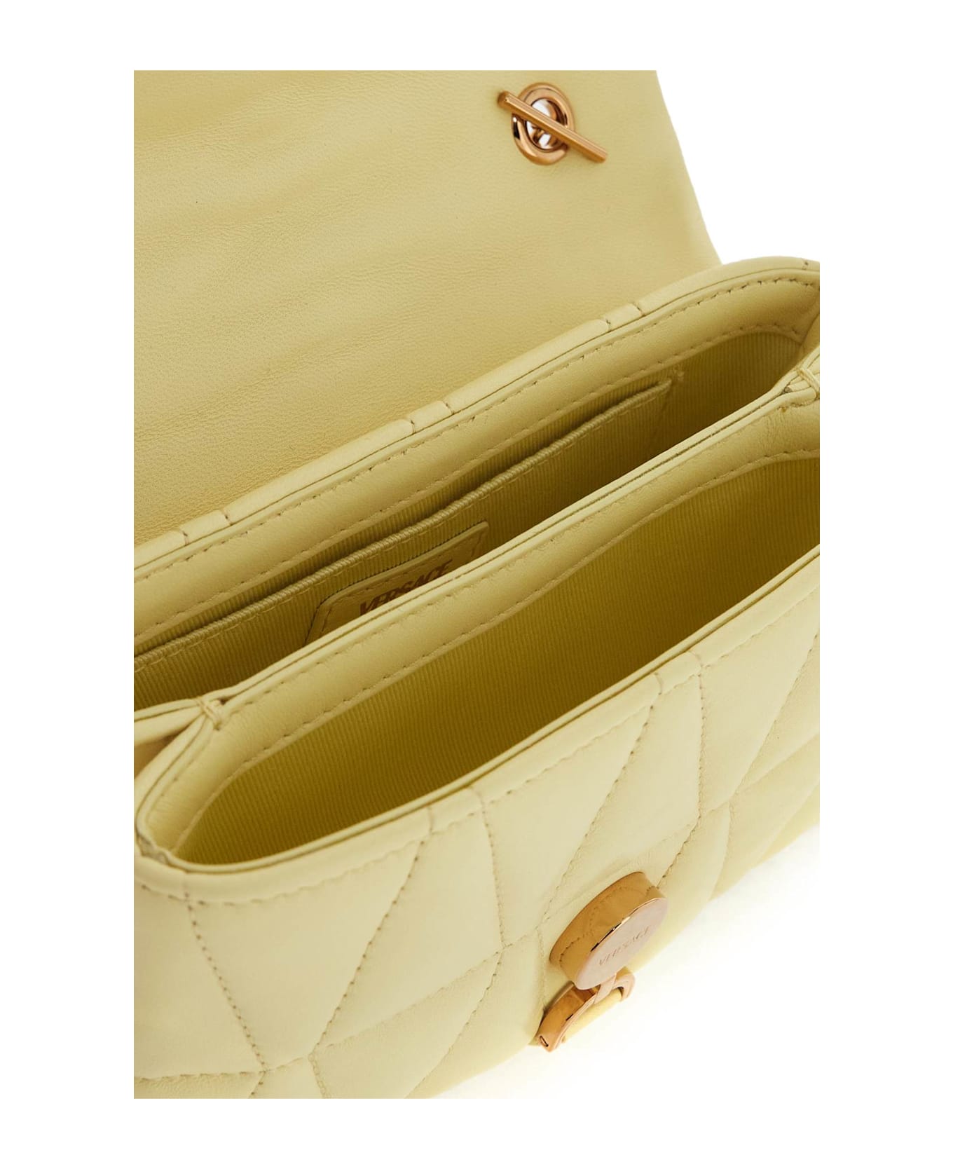 Versace 
mini Kleio
 Clutch - PALE YELLOW-GOLD VERSACE (Yellow)