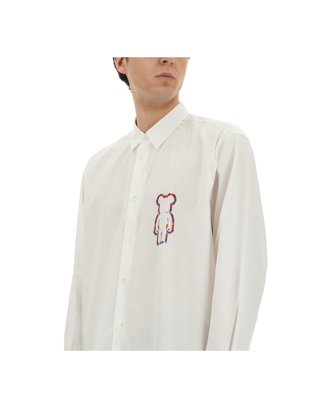 Comme des Garçons Shirt Poplin Shirt - WHITE