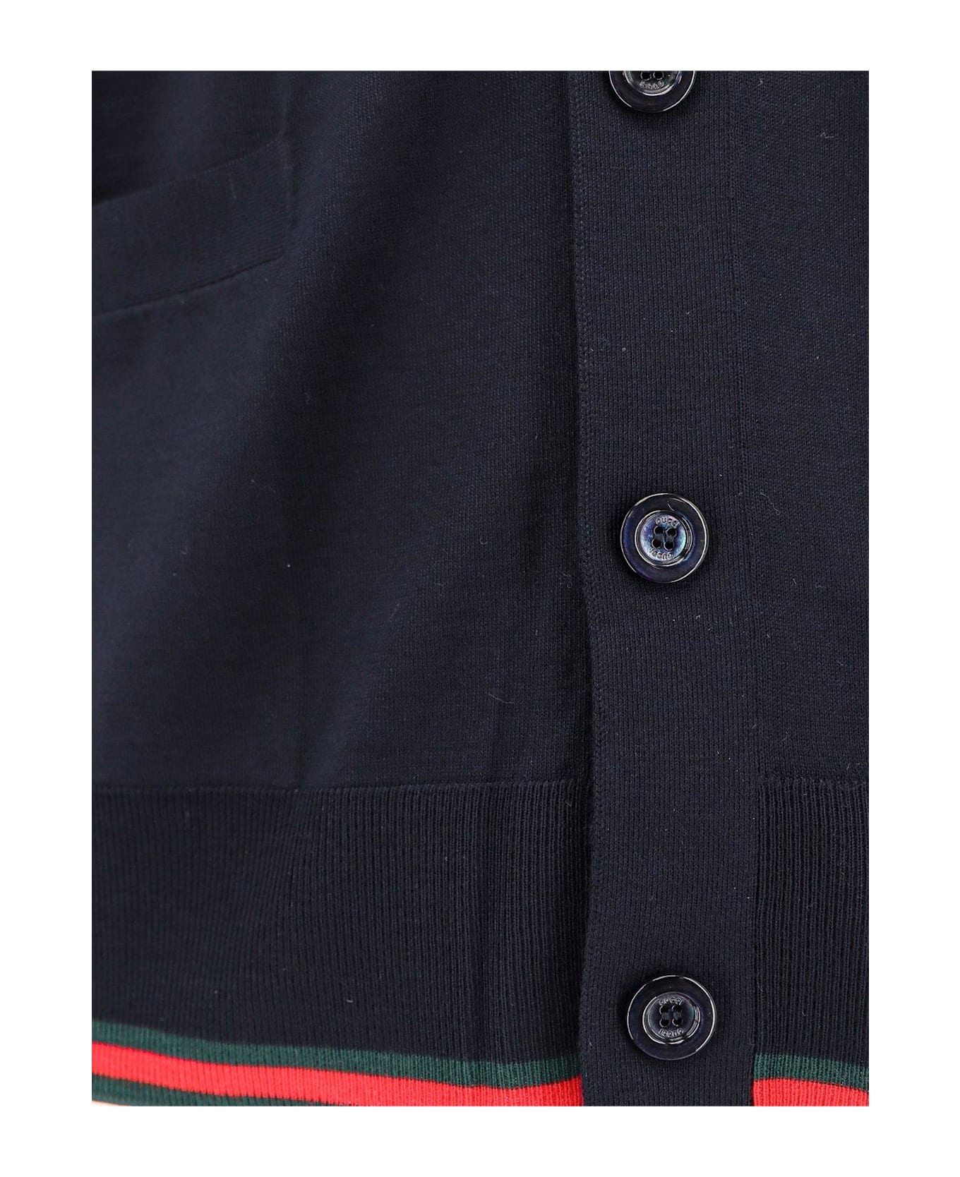 Gucci Button-up Knit Cardigan - BLACK