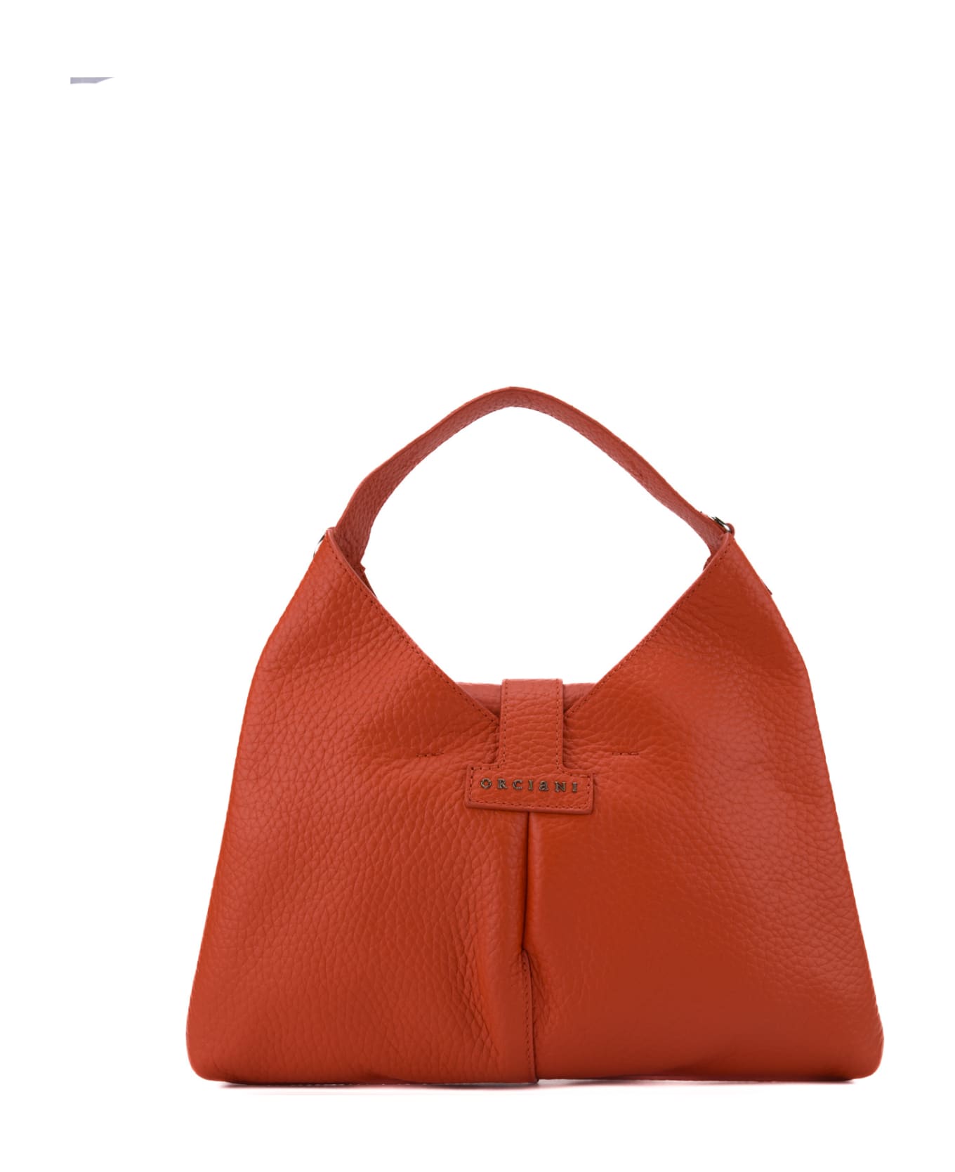 Orciani Vita Soft Small Leather Bag - Papavero