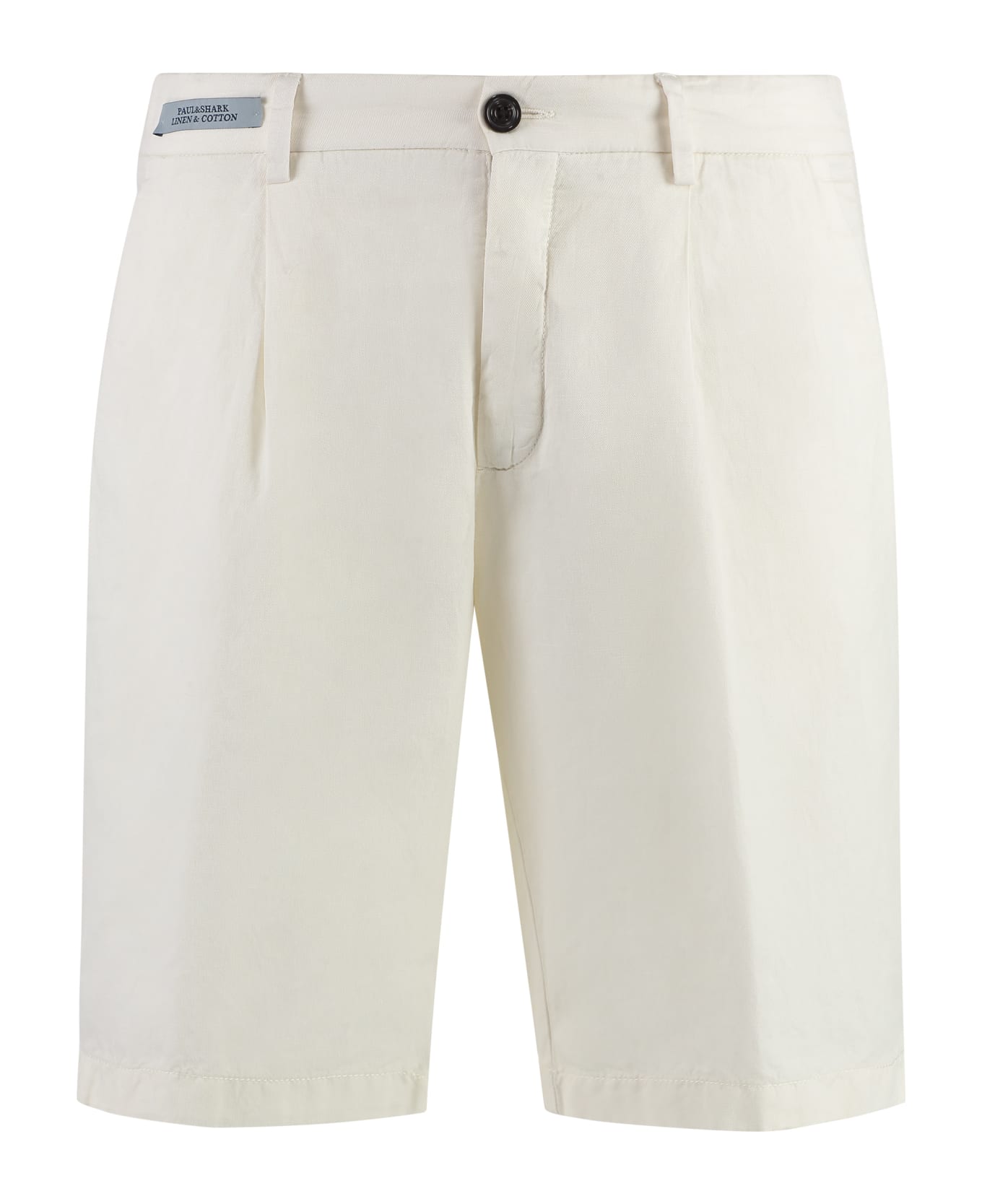 Paul&Shark Cotton And Linen Bermuda-shorts - Beige ショートパンツ