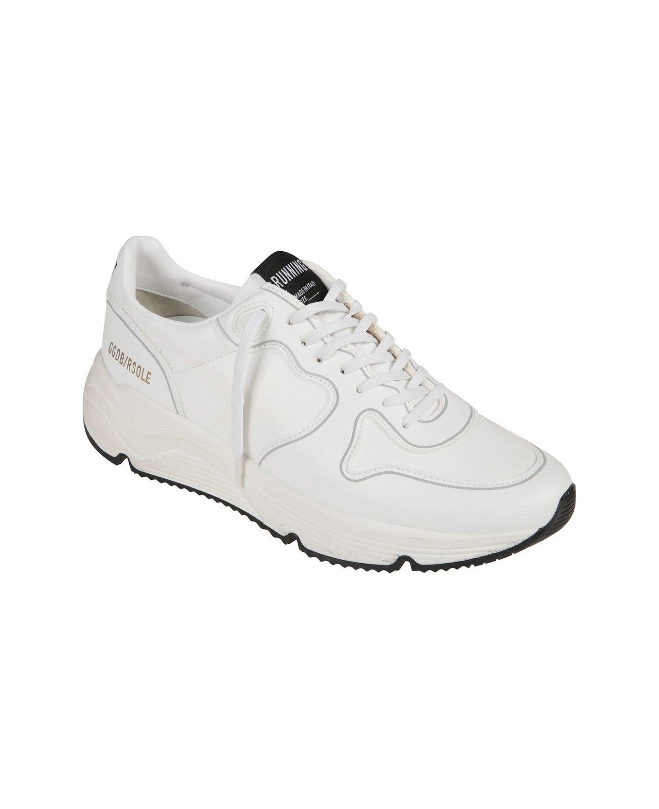 Golden Goose Running Sole Lace-up Sneakers - Bianco