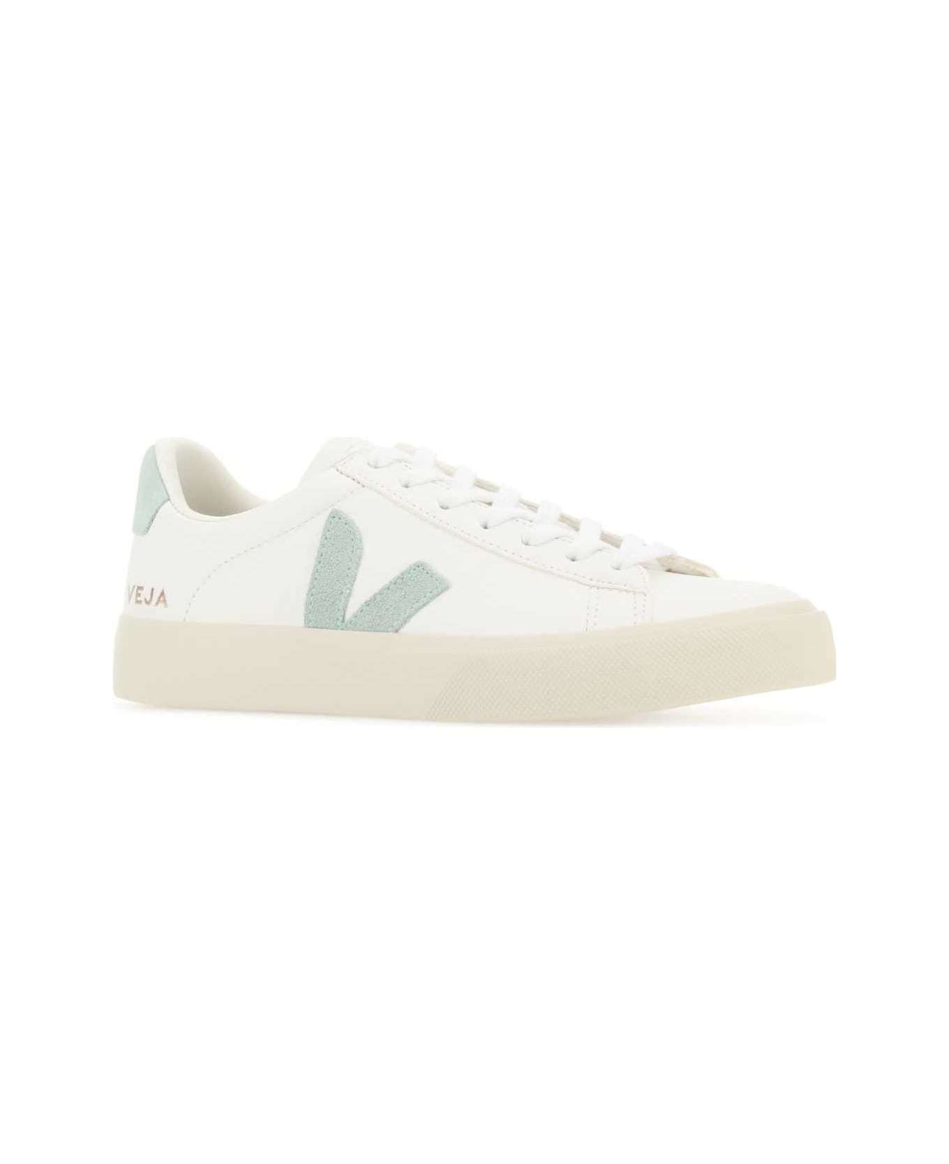 Veja White Chromefree Leather Campo Sneakers - EXTRAWHITEMATCHA スニーカー