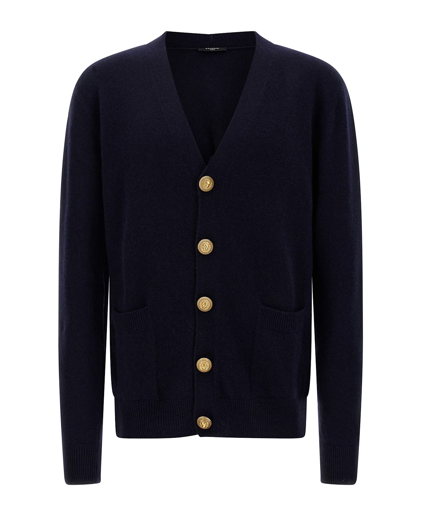 Balmain Eco-cashmere Cardigan - Blue