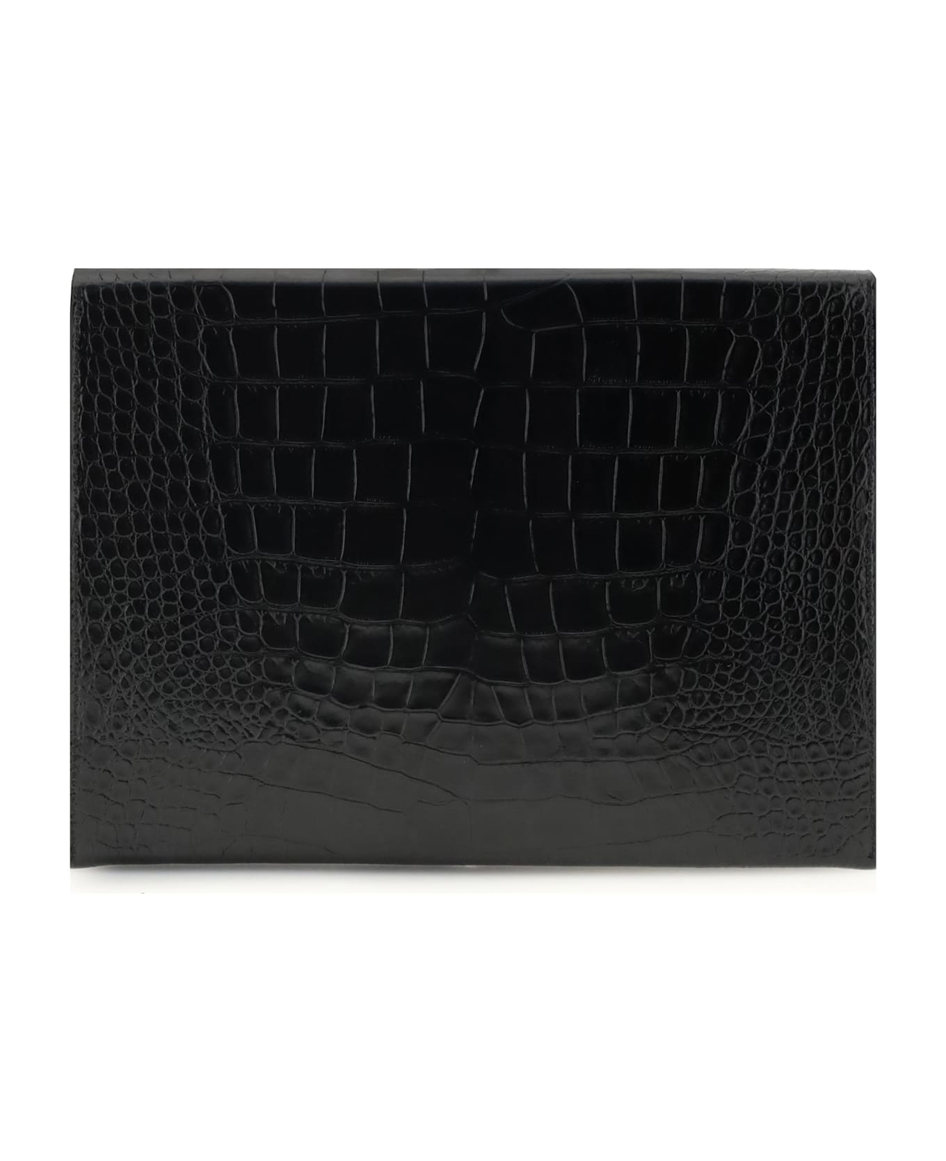 Tom Ford Crocodile Print Leather Pouch