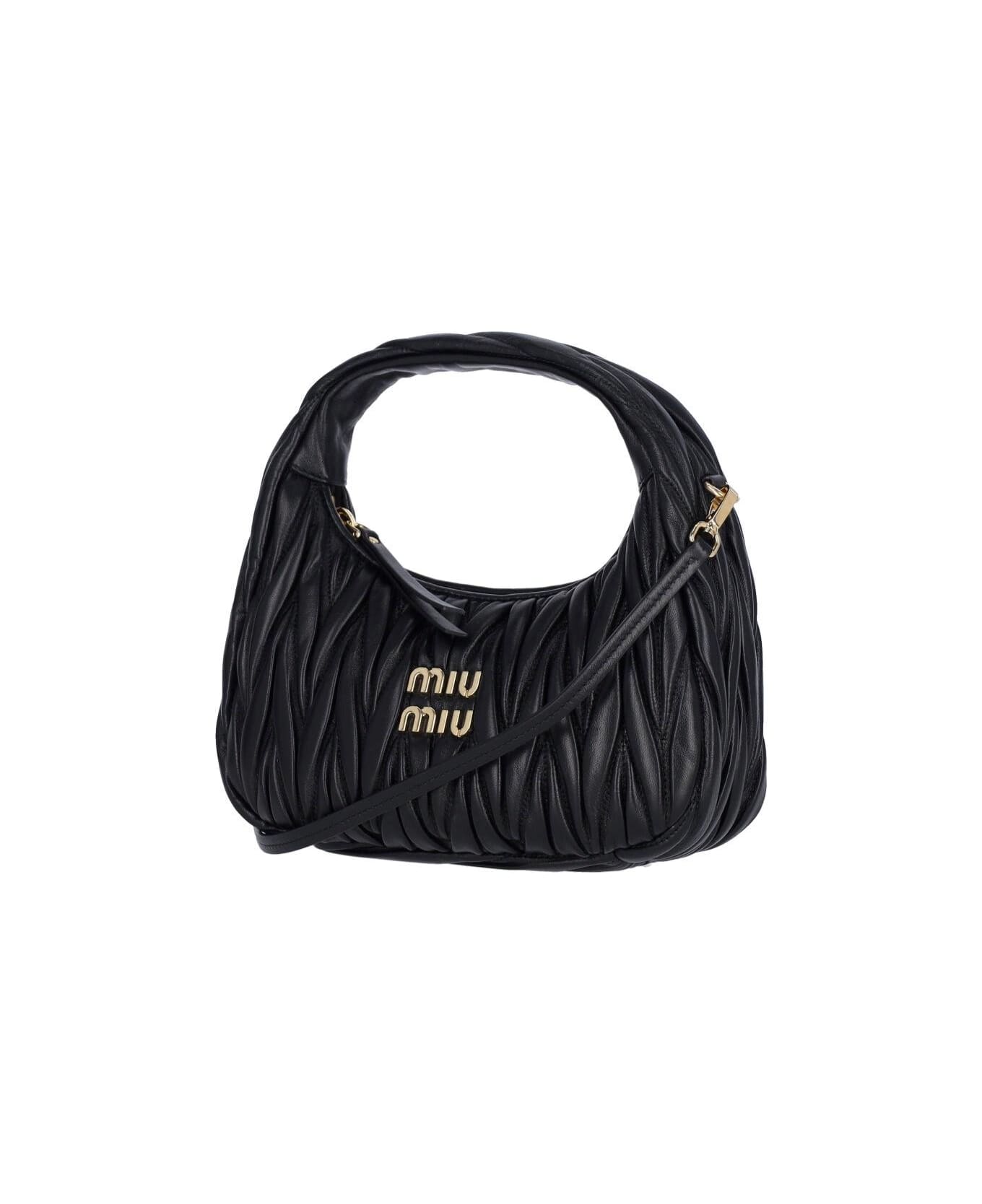 Miu Miu 'wander' Hobo Bag - Nero