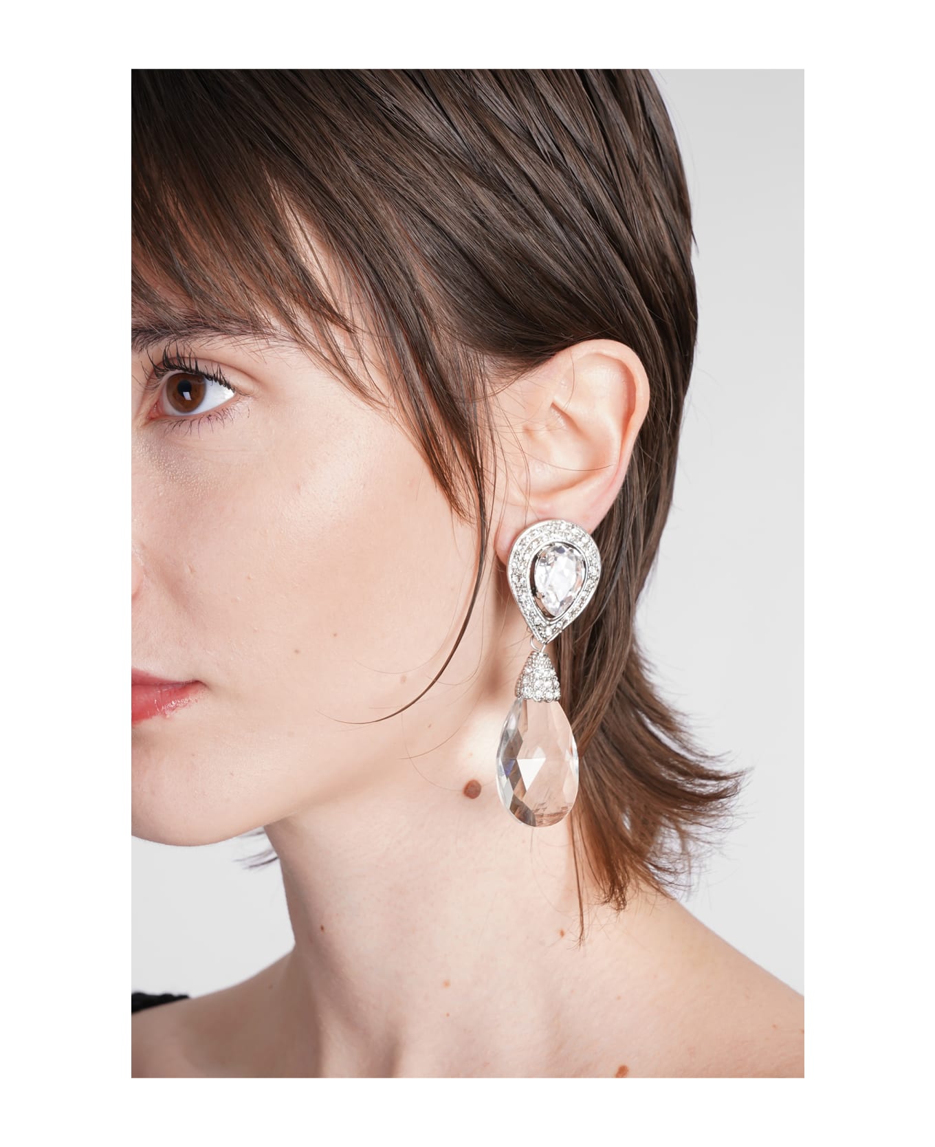 Alessandra Rich In Silver Synthetic Fibers - silver