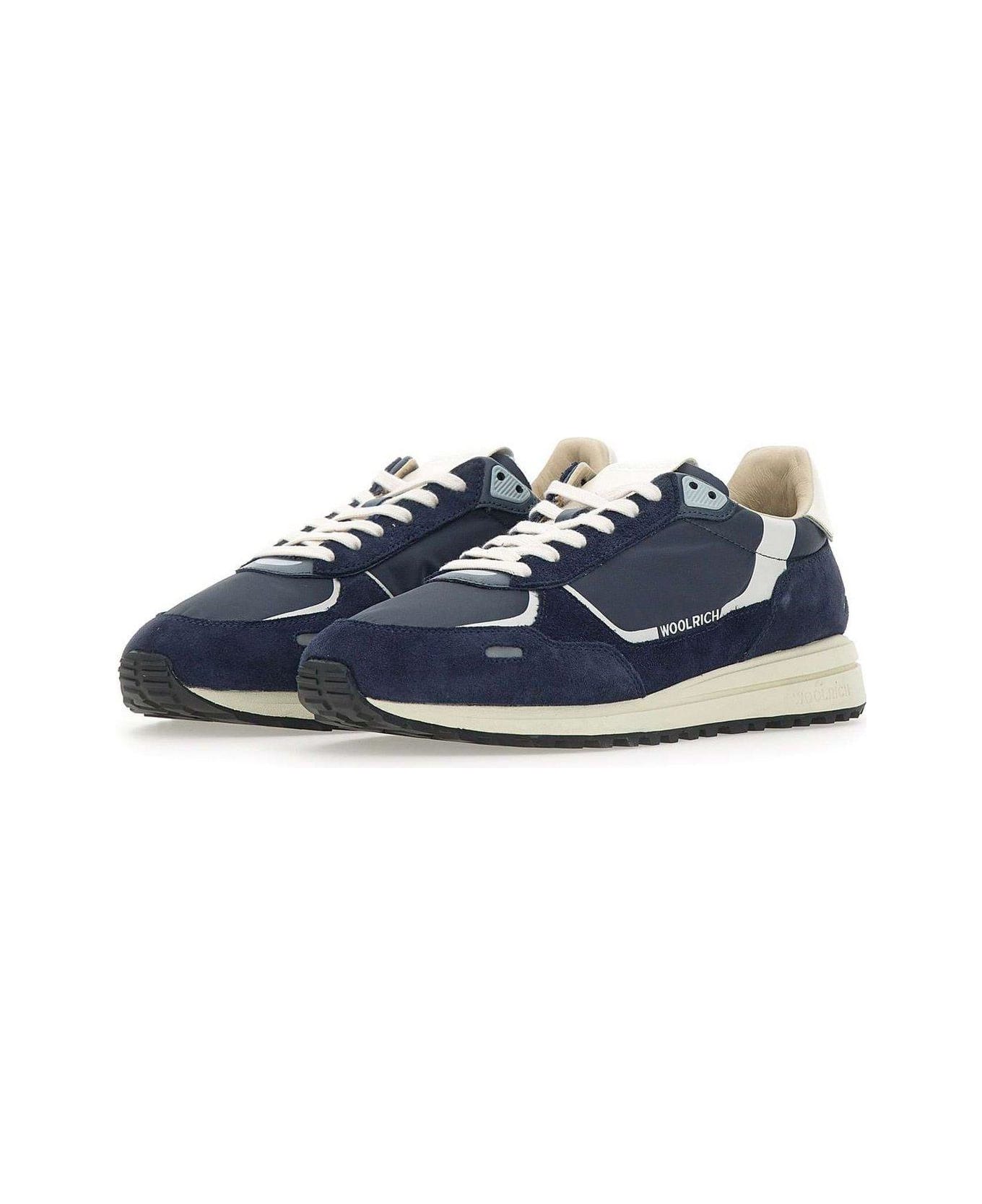 Woolrich Retro Lace-up Sneakers - Blue