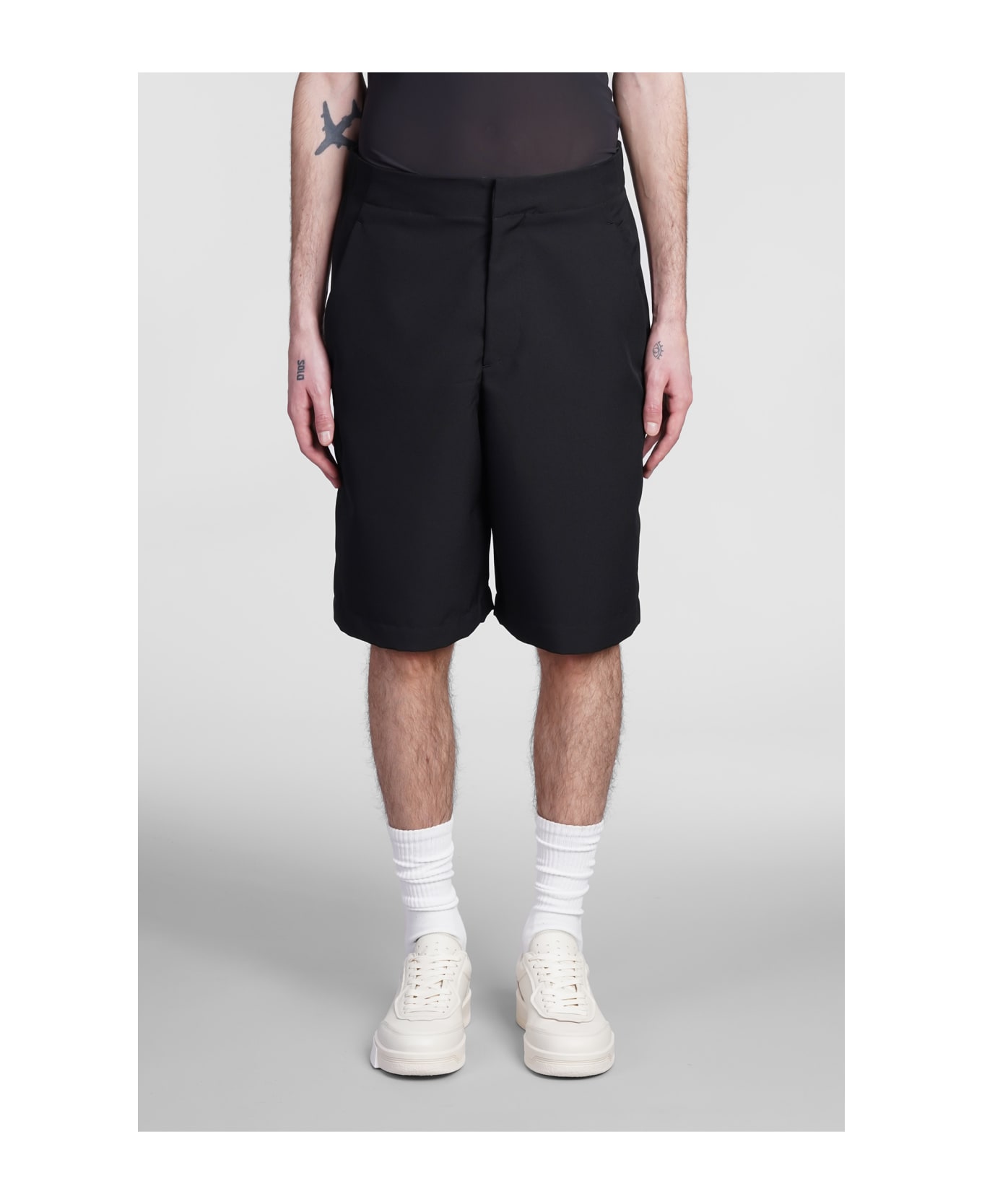 OAMC Shorts In Black Polyester - black