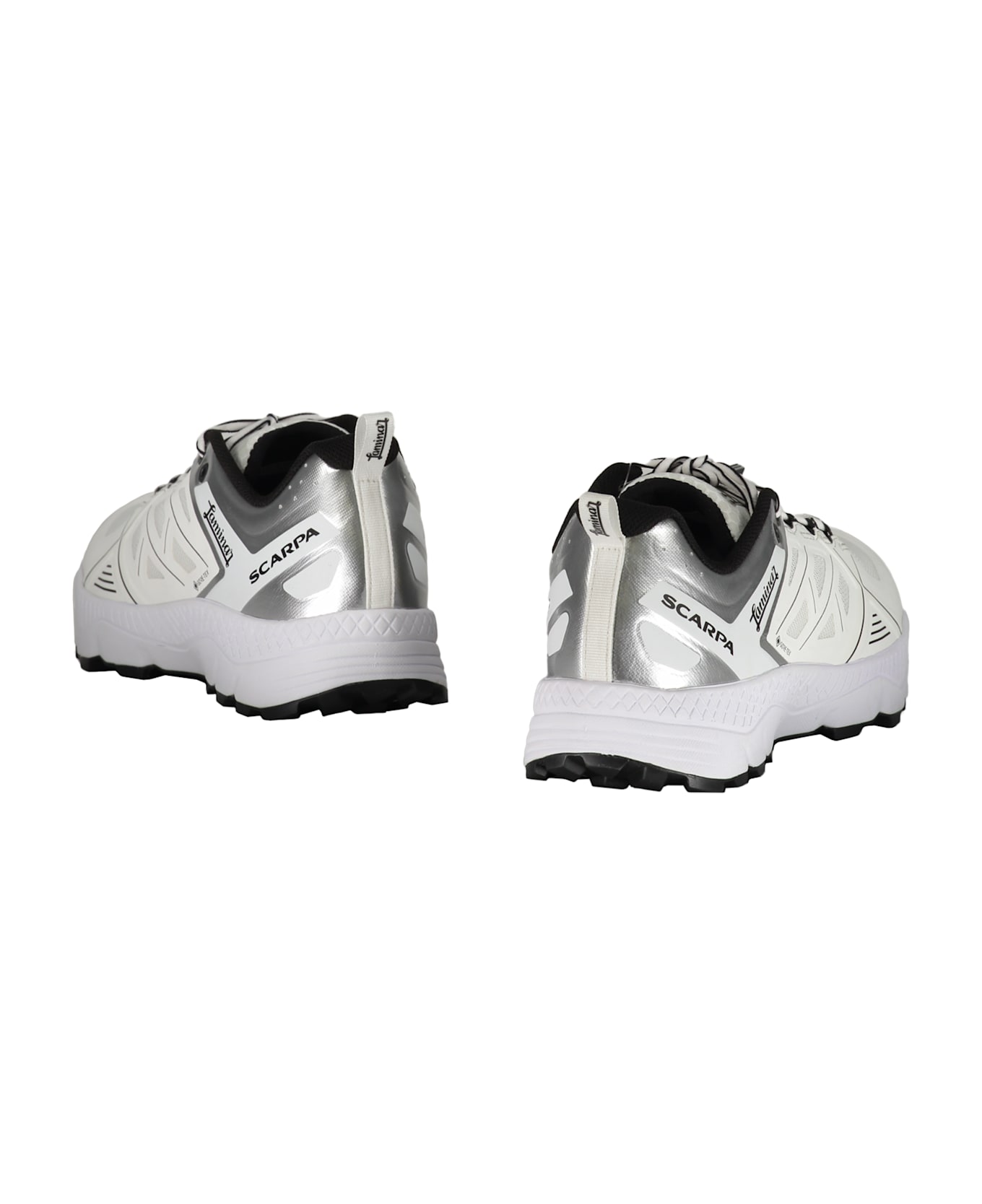 Herno Laminar Contrasting Color Details Sneakers - White