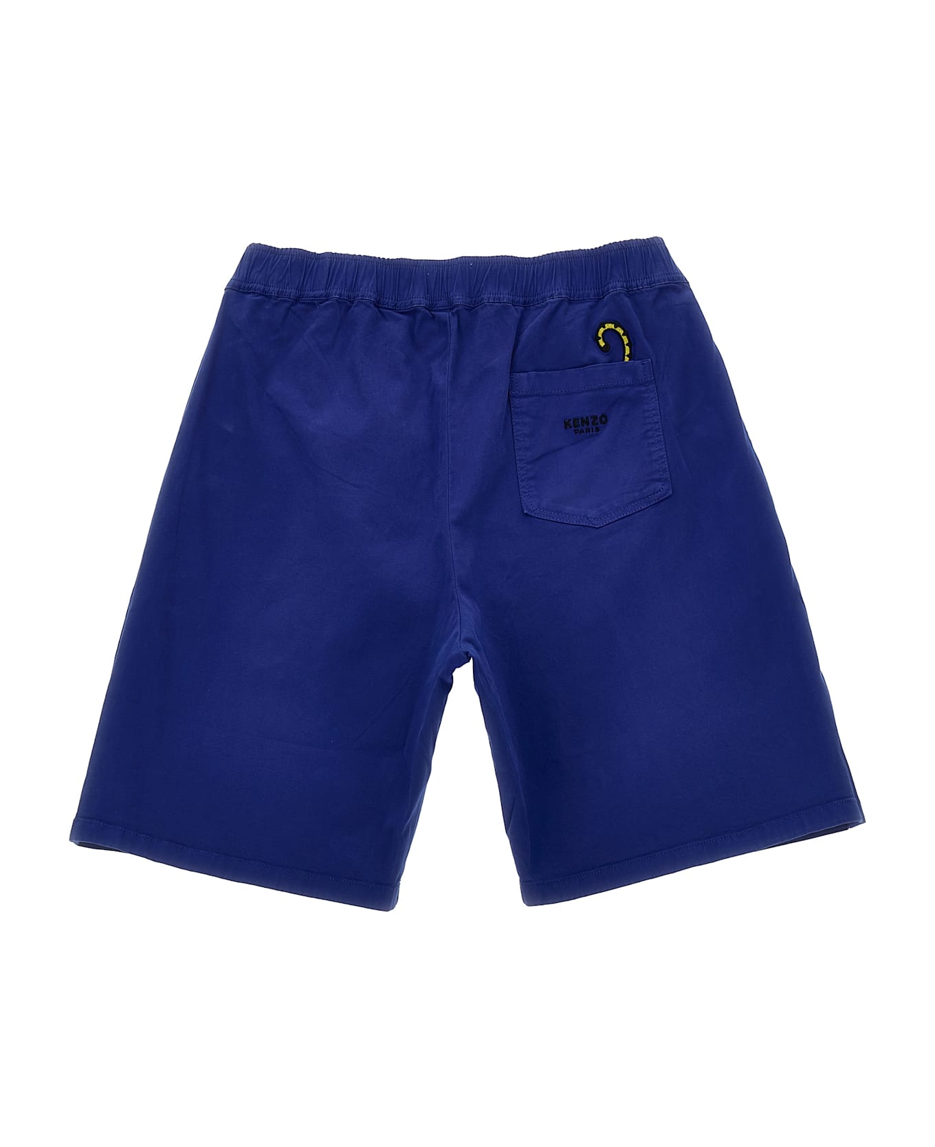 Kenzo Kids Embroidered Bermuda Shorts - Blue
