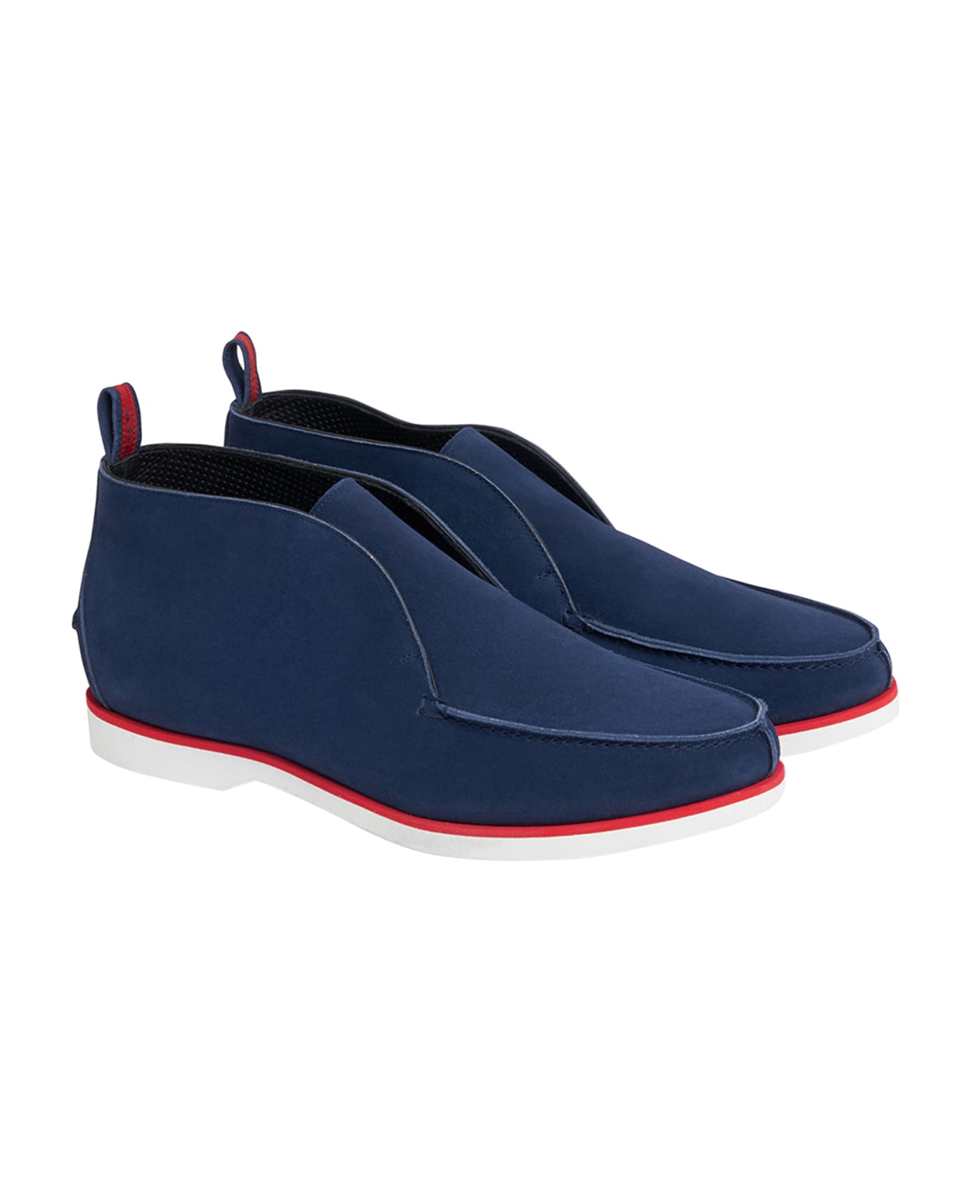 Kiton Ankle Shoes Calfskin - ROYAL BLUE