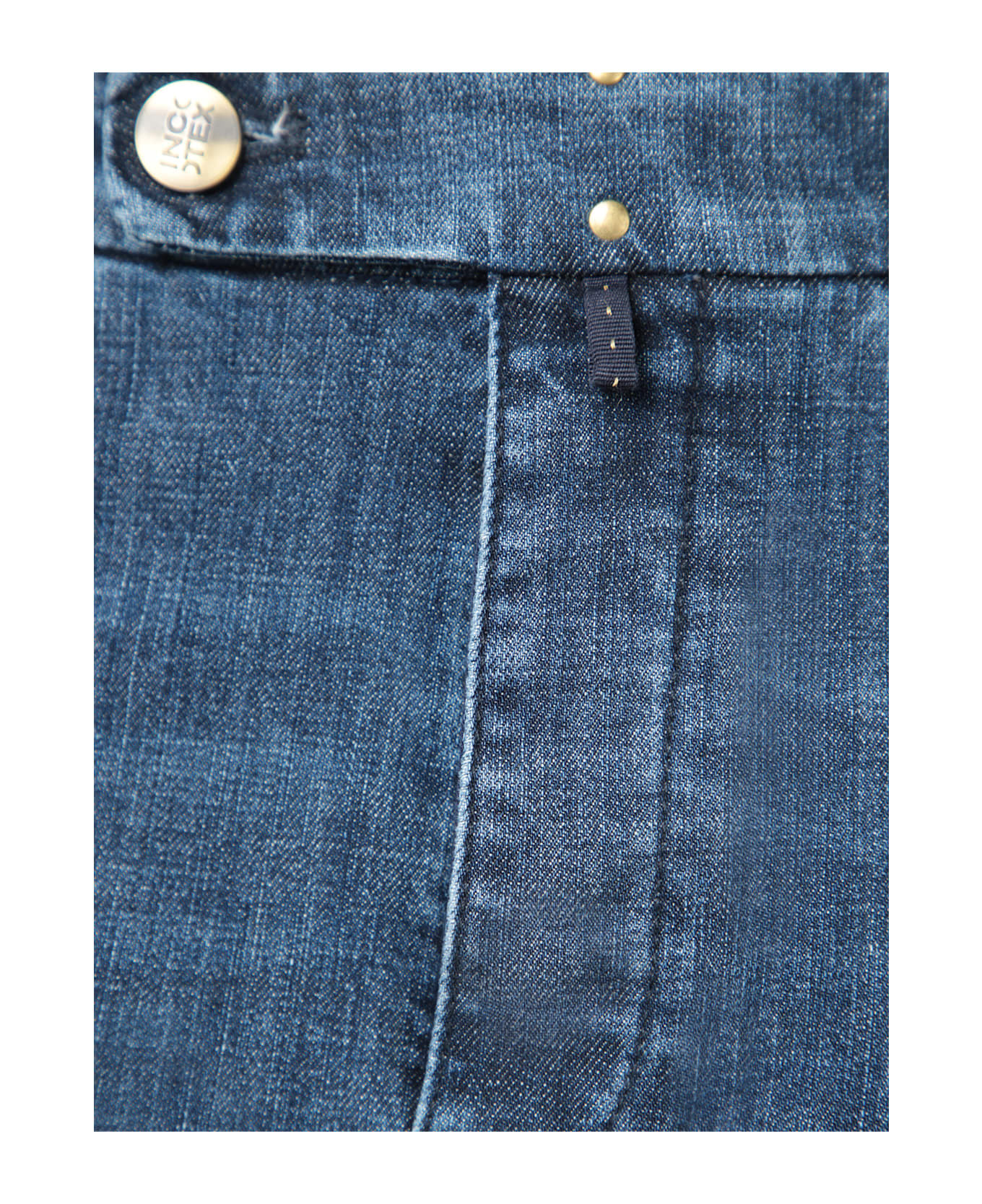 Incotex Tailored Blue Denim Jeans - Blue