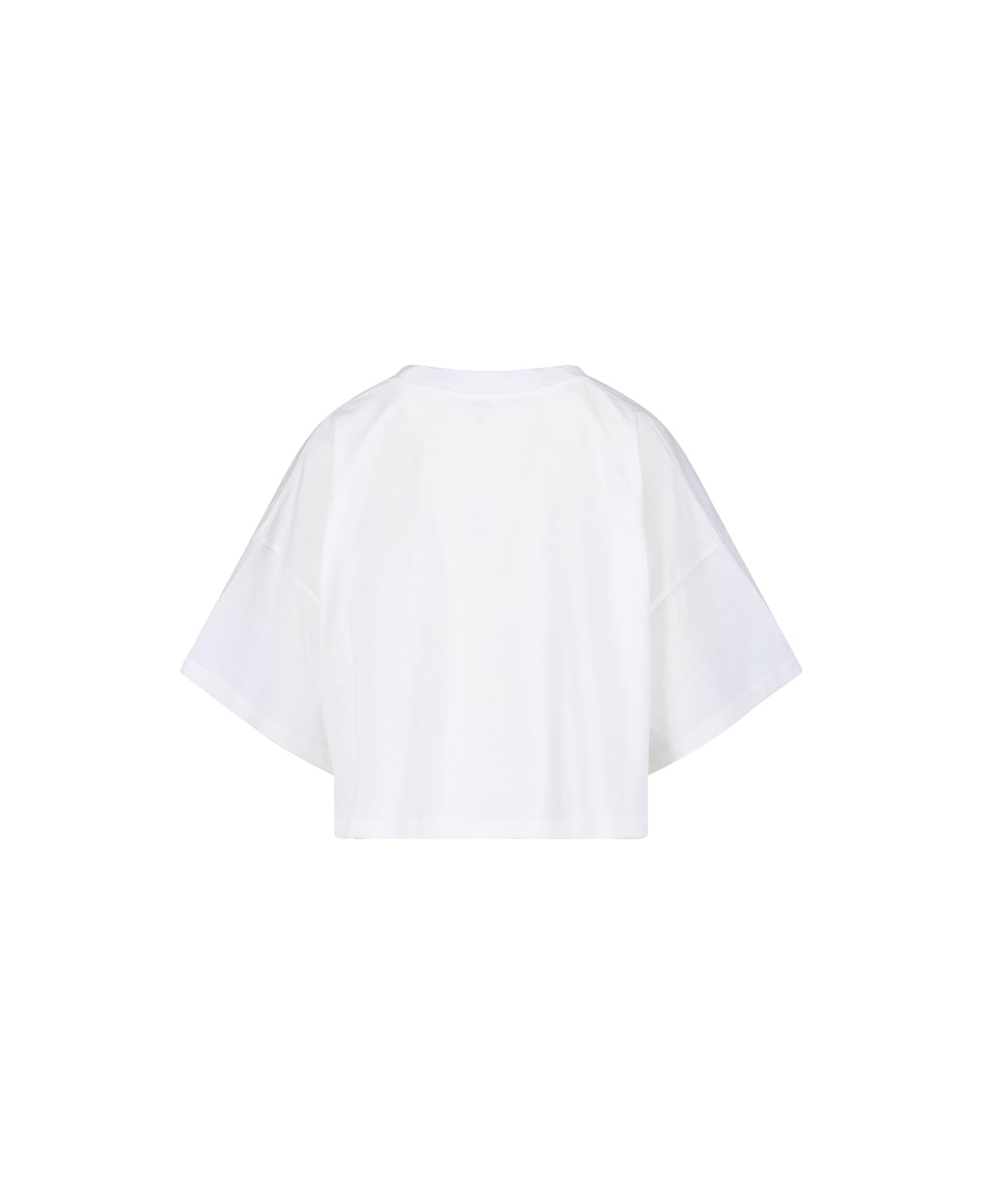 Chloé Logo Crop T-shirt - White