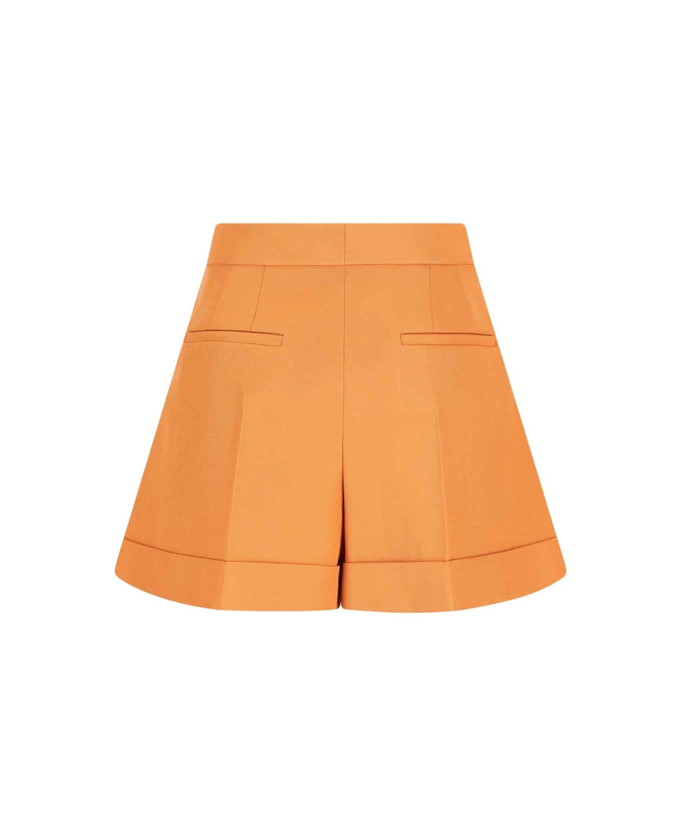 Fendi Wool Shorts - Orange