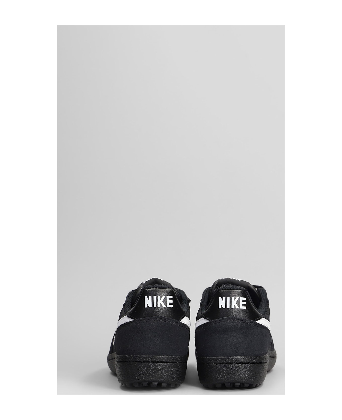Nike Field General Sneakers In Black Suede And Fabric - black