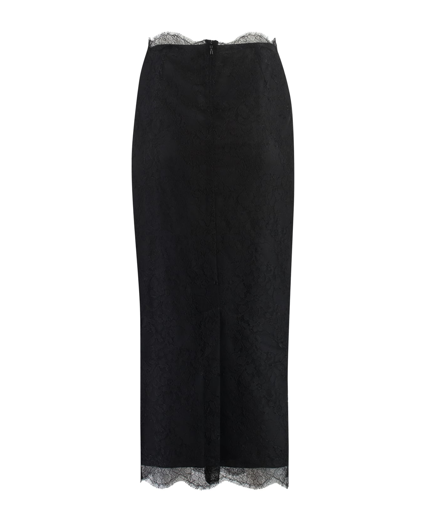 Dolce & Gabbana Lace Pencil Skirt - black