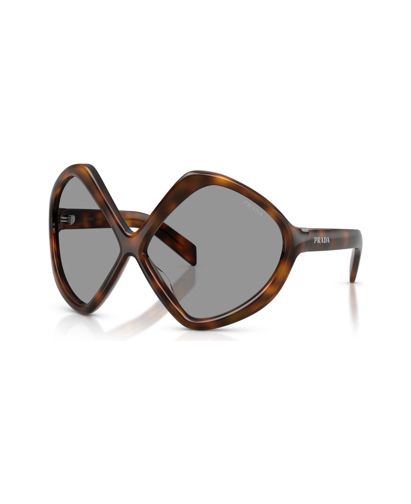 Prada Eyewear Prada Pr B21s Runway 20d50q Juniper Tartarugato Sunglasses - Havana