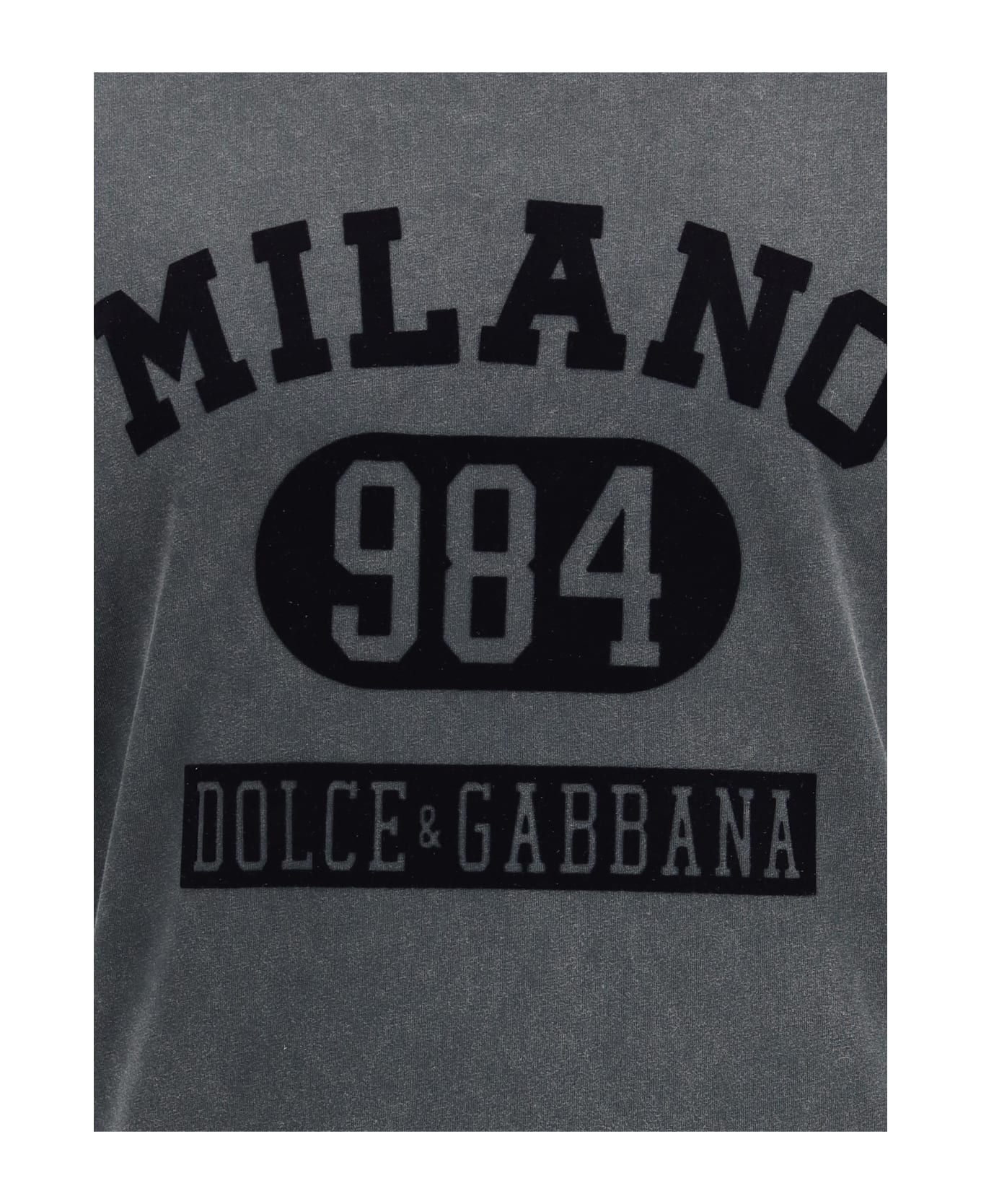 Dolce 
Gabbana Cotton T-shirt With Velvety Logo