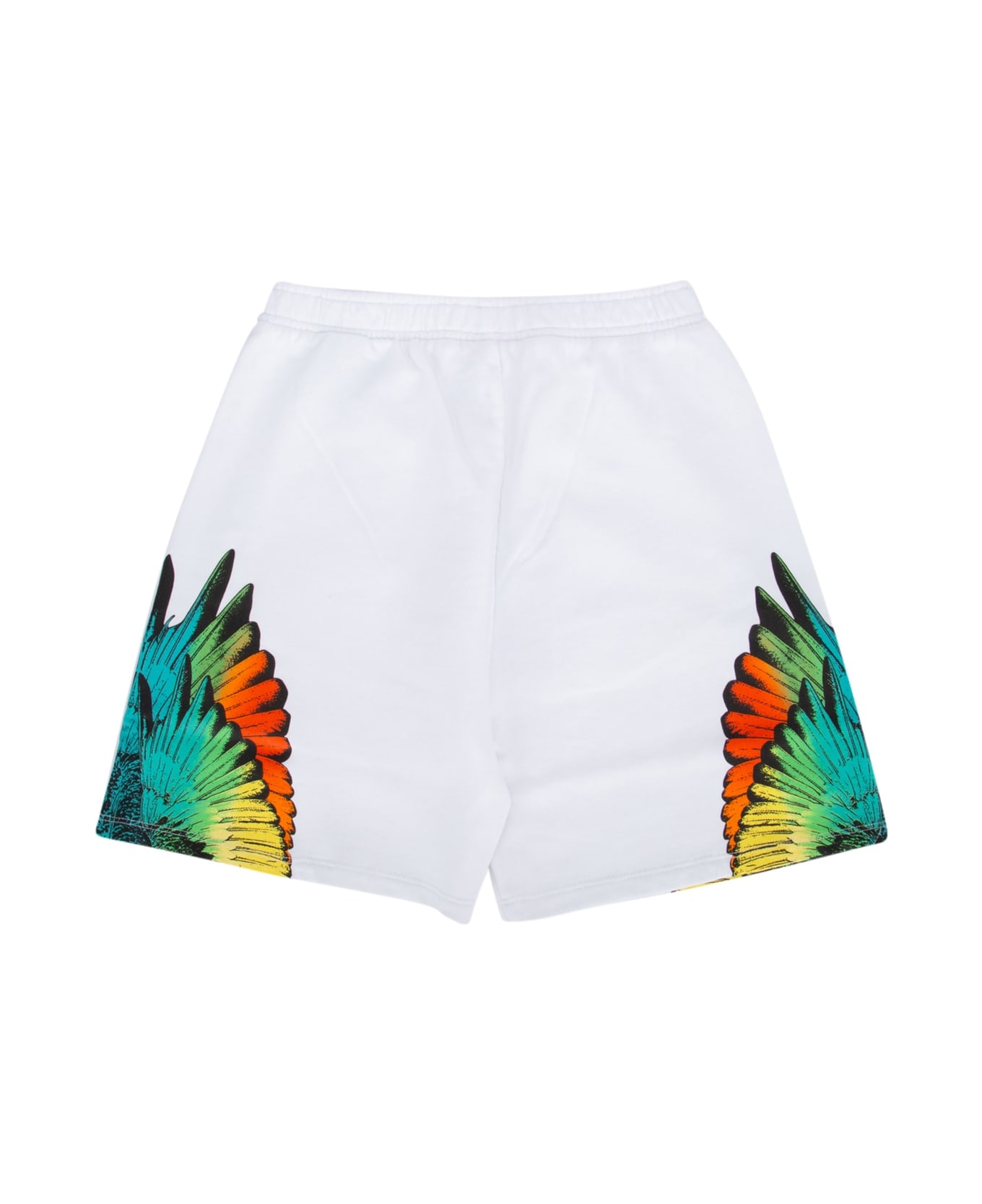 Marcelo Burlon Icon Wings Relax Sweatshorts White Multi - WHITEMULTI