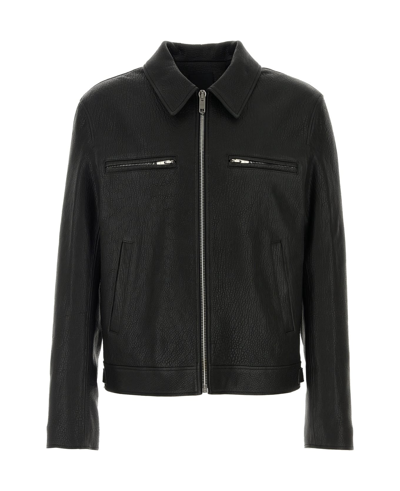 Givenchy Black Leather Jacket - BLACK