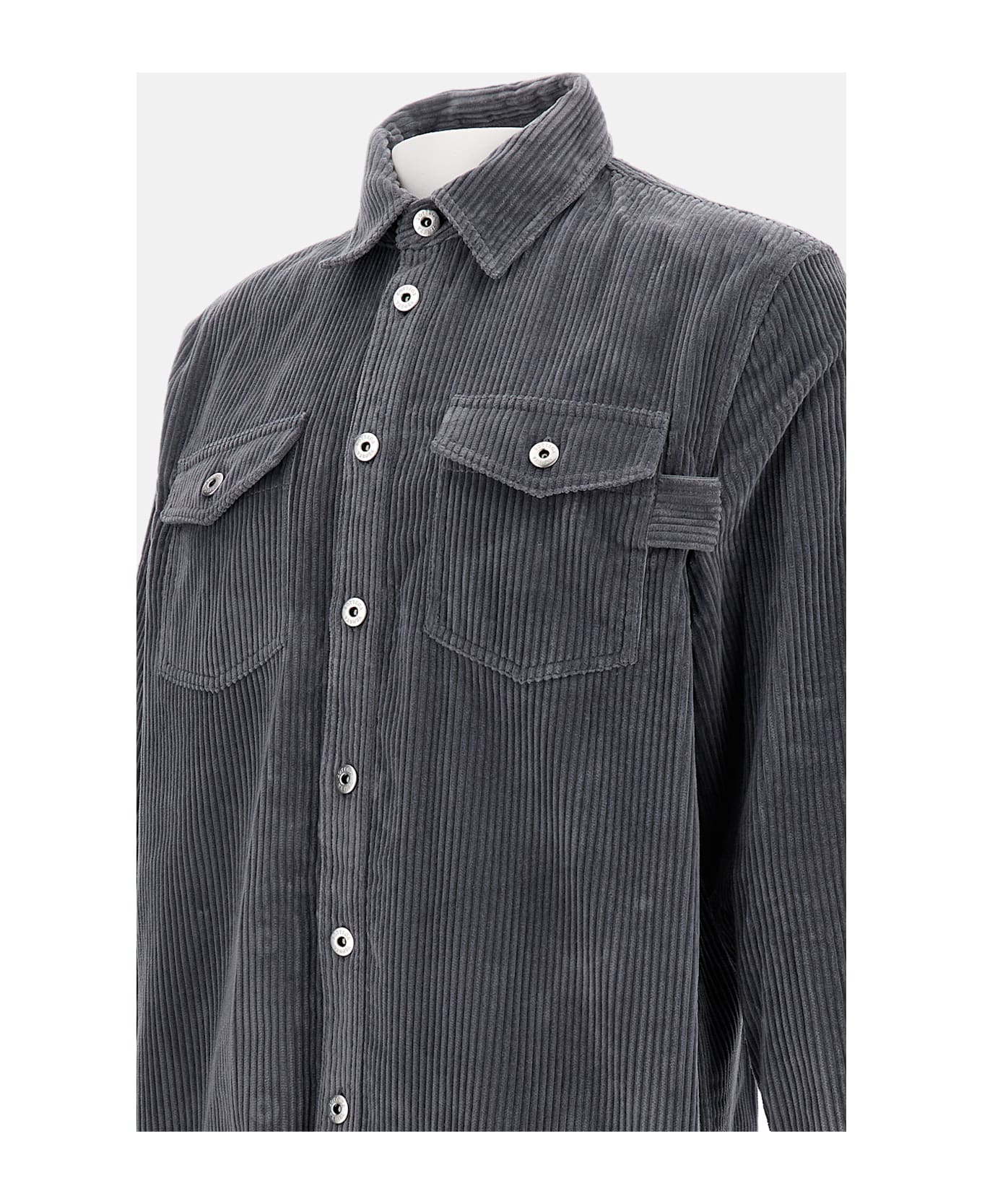 Bottega Veneta Shirt Matt Cotton Corduroy - Grey