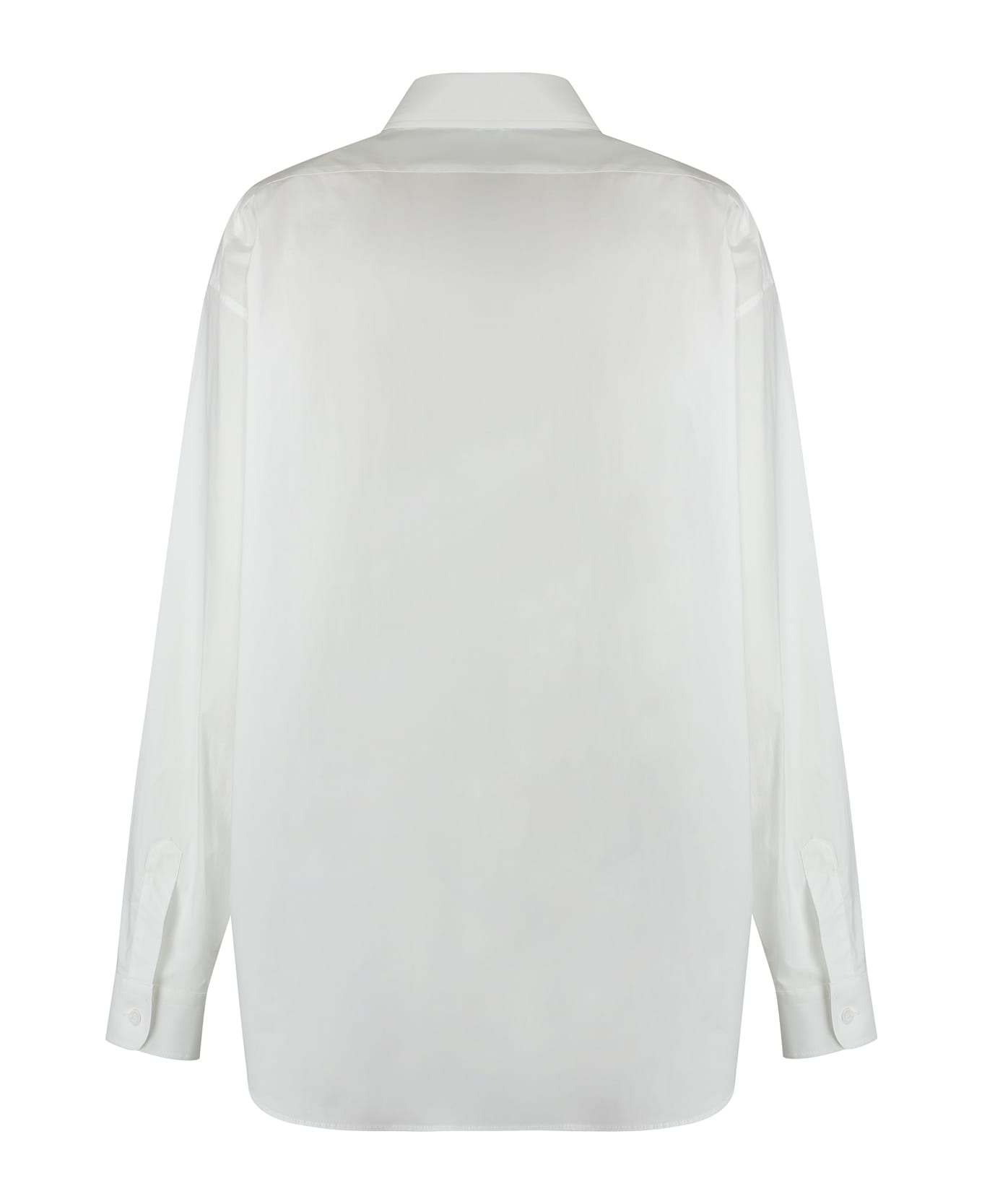 Moschino Stretch Poplin Shirt - White