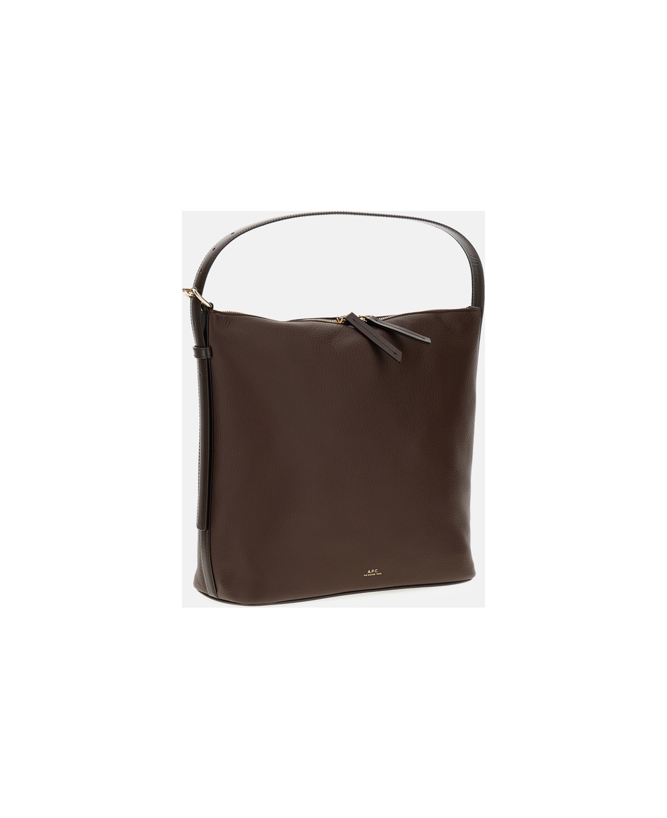 A.P.C. Sac Vera Shoulder Bag - Brown