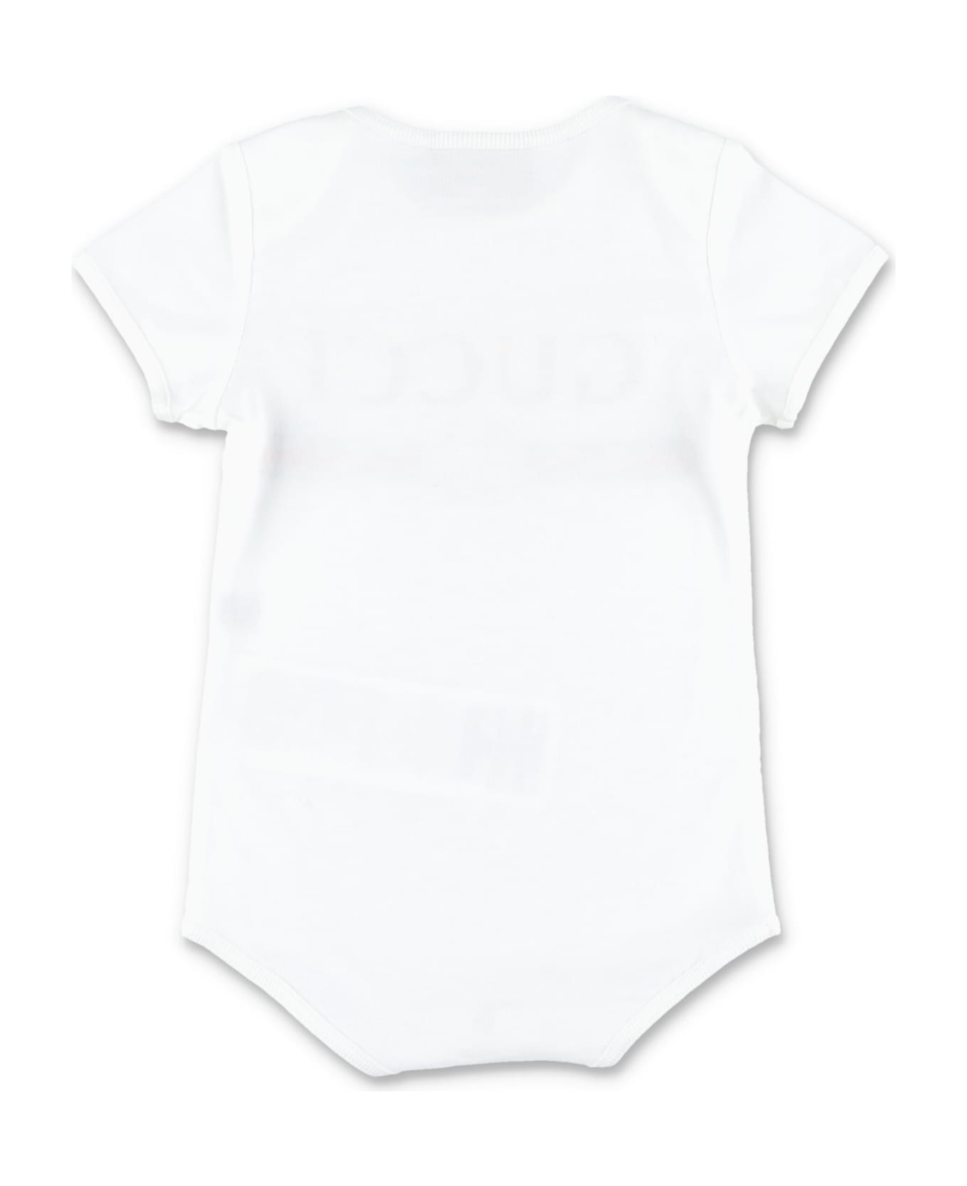 Gucci Baby Top Gucci Logo Cotton Gift Set - Bianco