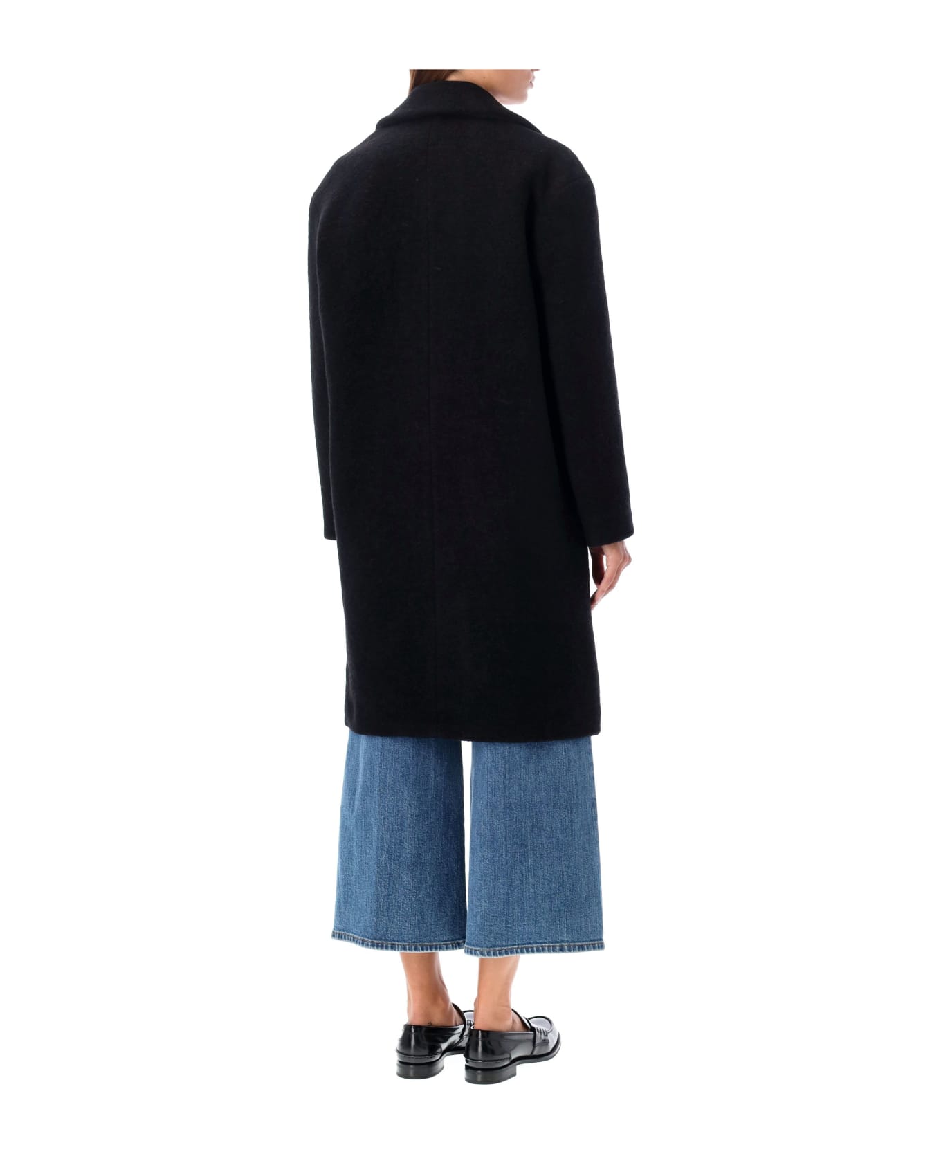 A.P.C. Ninon Coat - BLACK