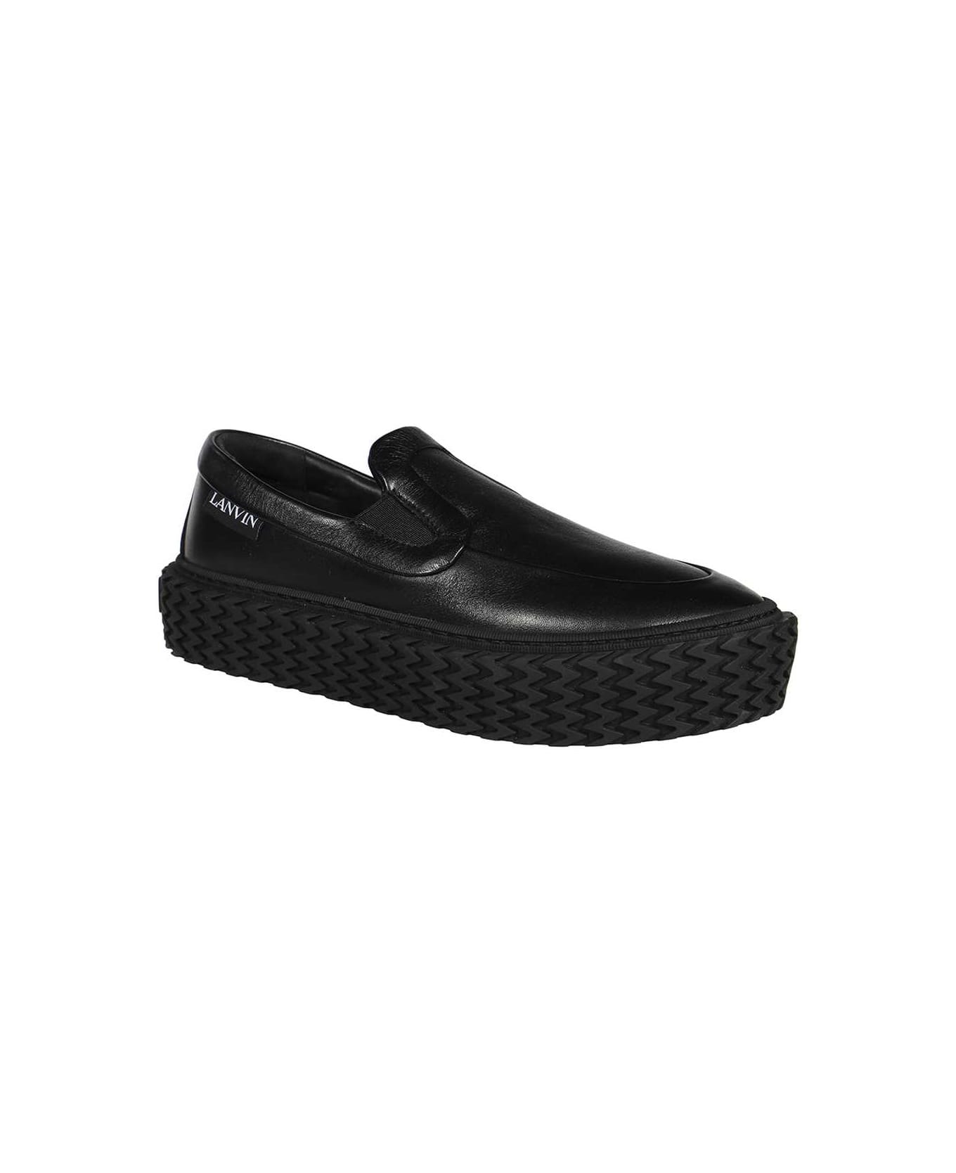 Lanvin Leather Slip-on - black