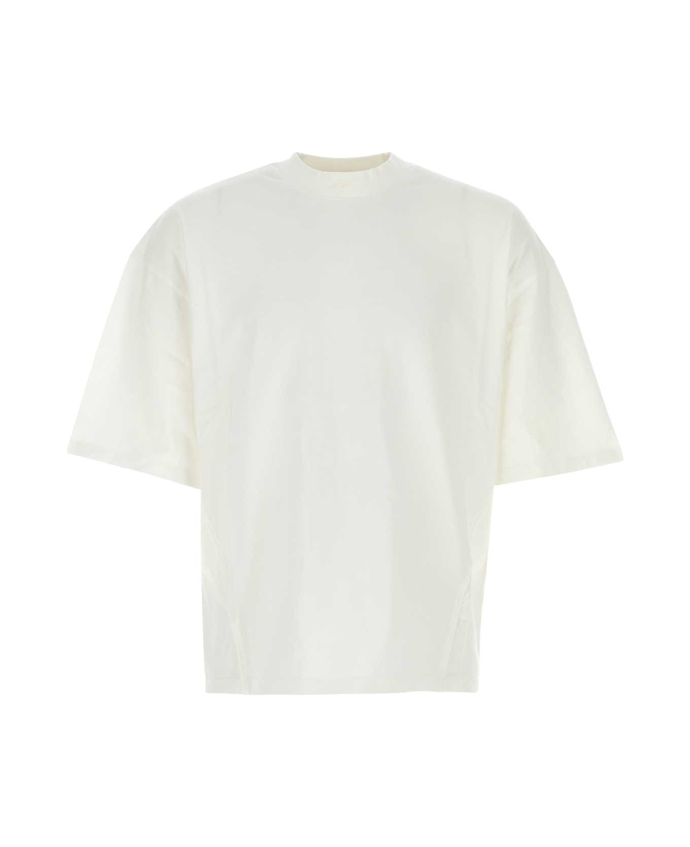 Reebok White Cotton Oversize T-shirt - BONES