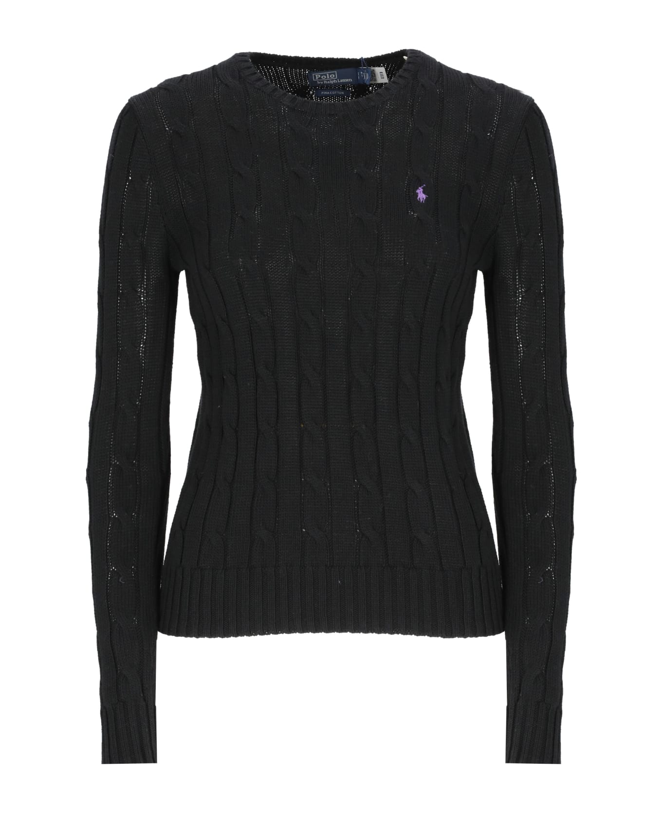 Ralph Lauren Sweater With Pony - Black